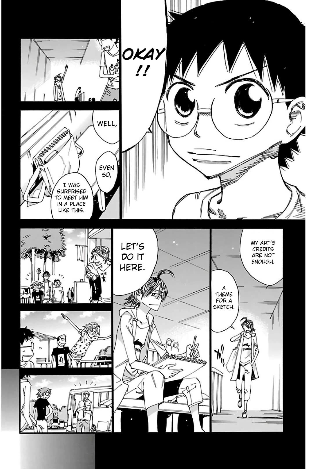 Yowamushi Pedal chapter 517 page 15