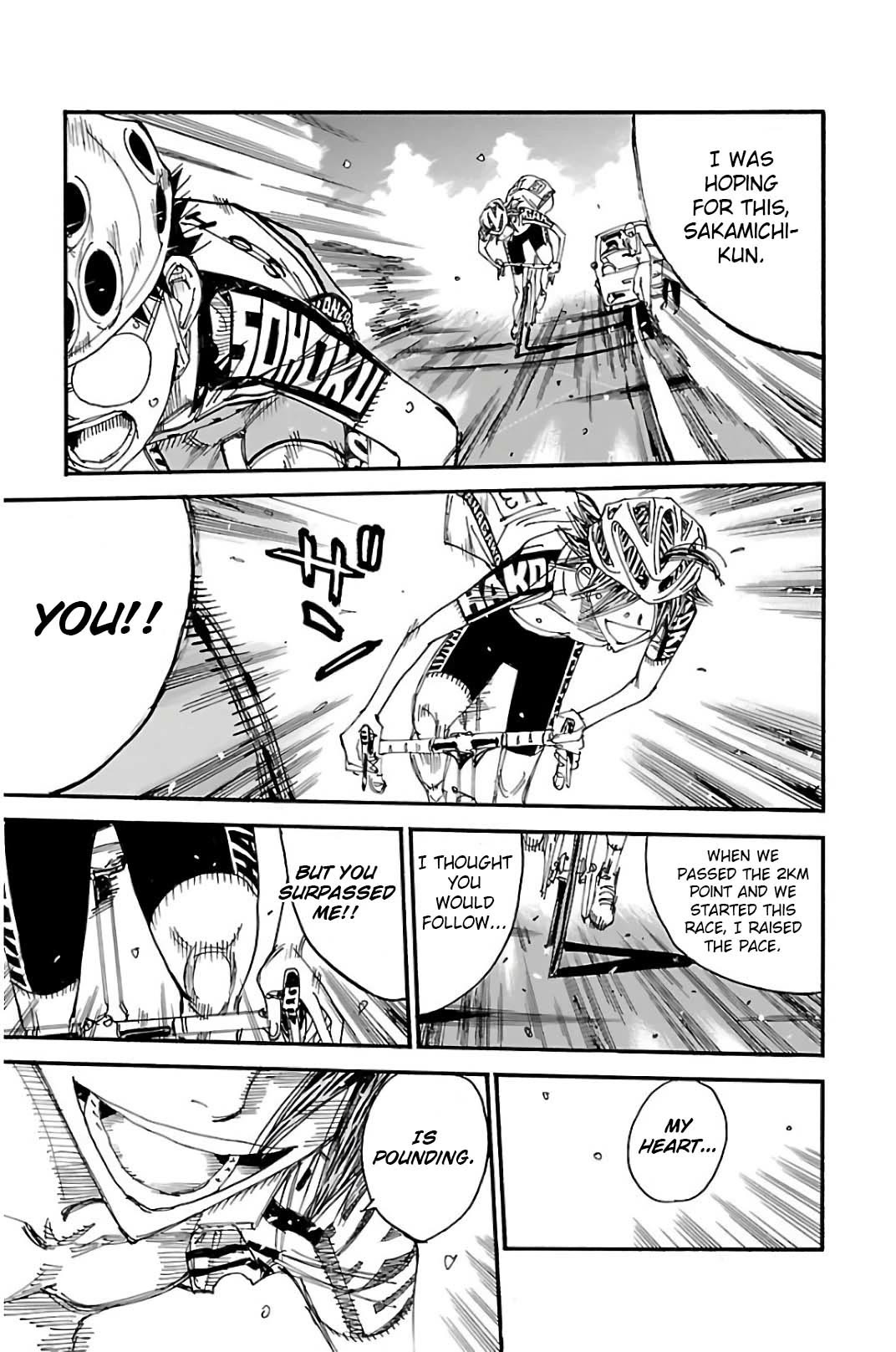 Yowamushi Pedal chapter 518 page 10