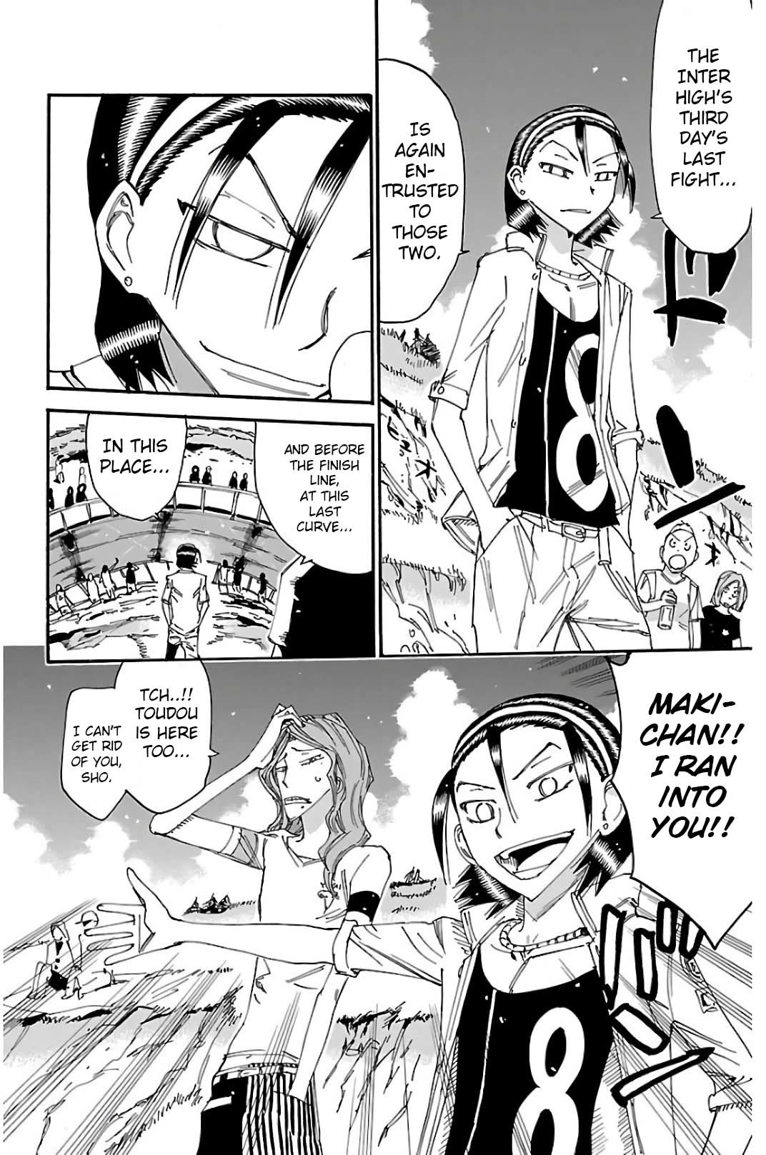 Yowamushi Pedal chapter 518 page 17
