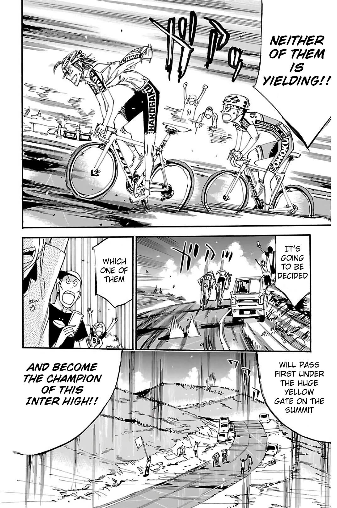 Yowamushi Pedal chapter 518 page 2