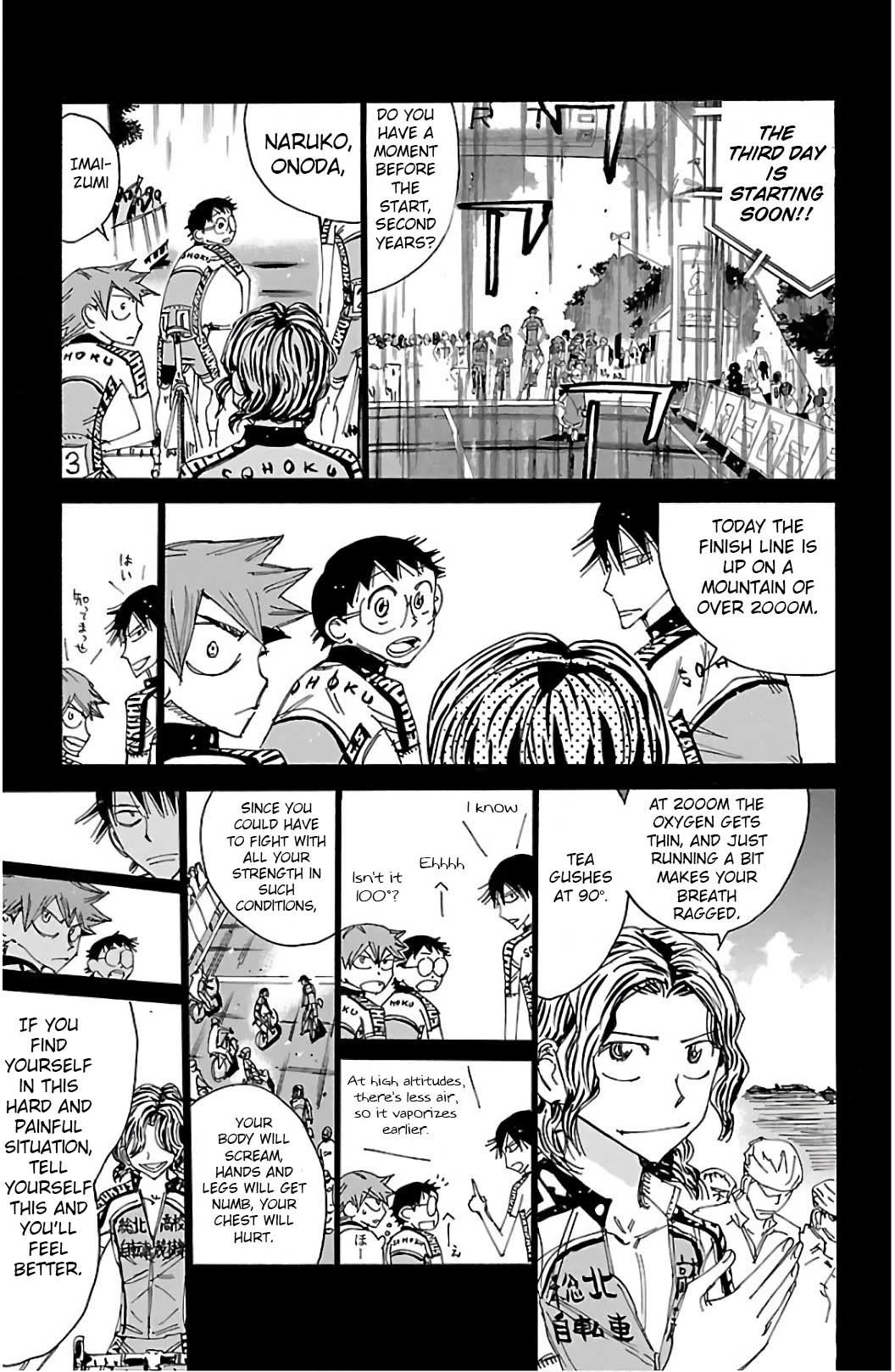 Yowamushi Pedal chapter 520 page 11