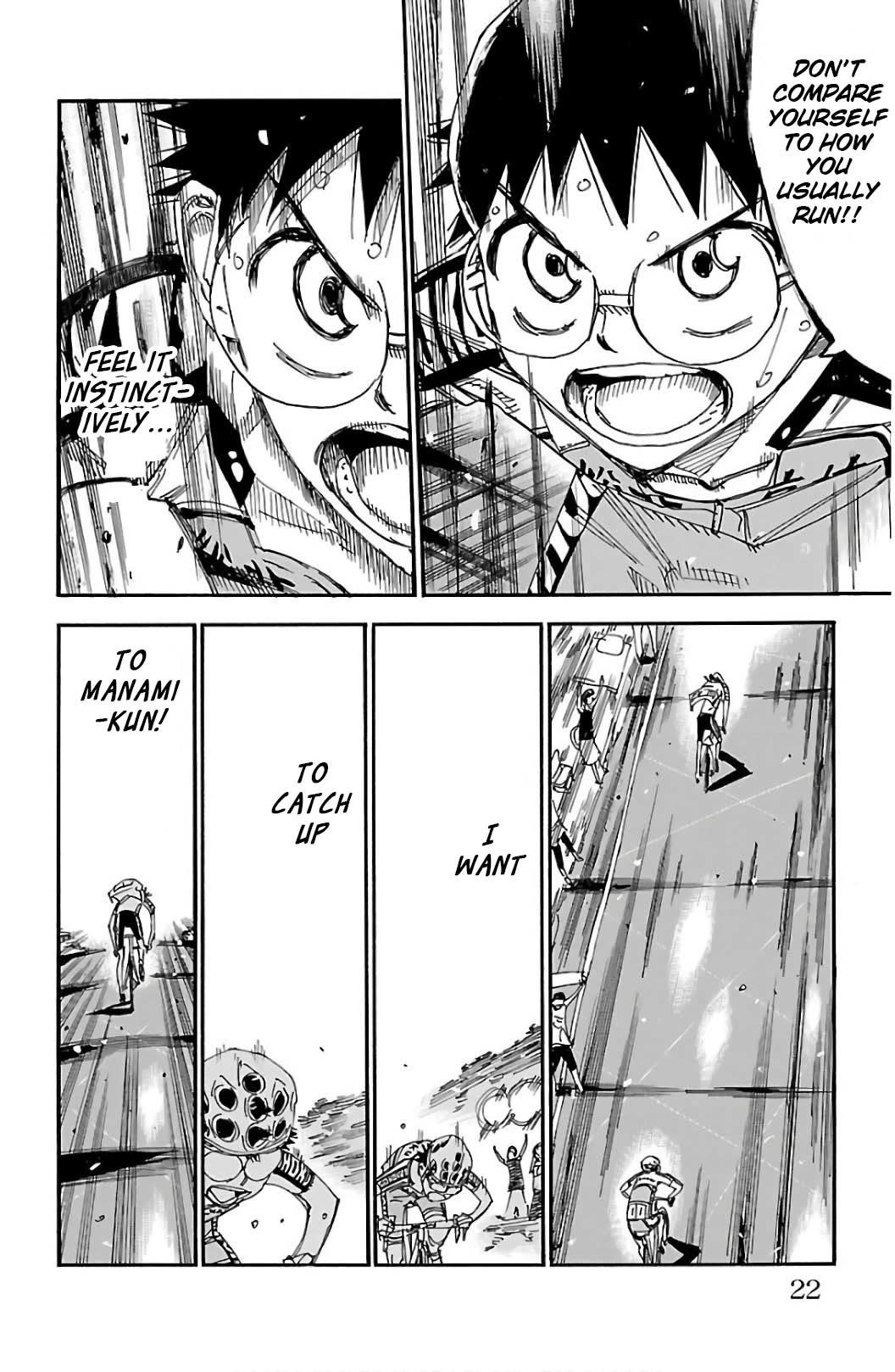 Yowamushi Pedal chapter 520 page 14