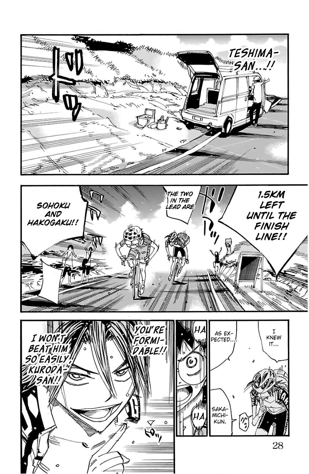 Yowamushi Pedal chapter 520 page 19