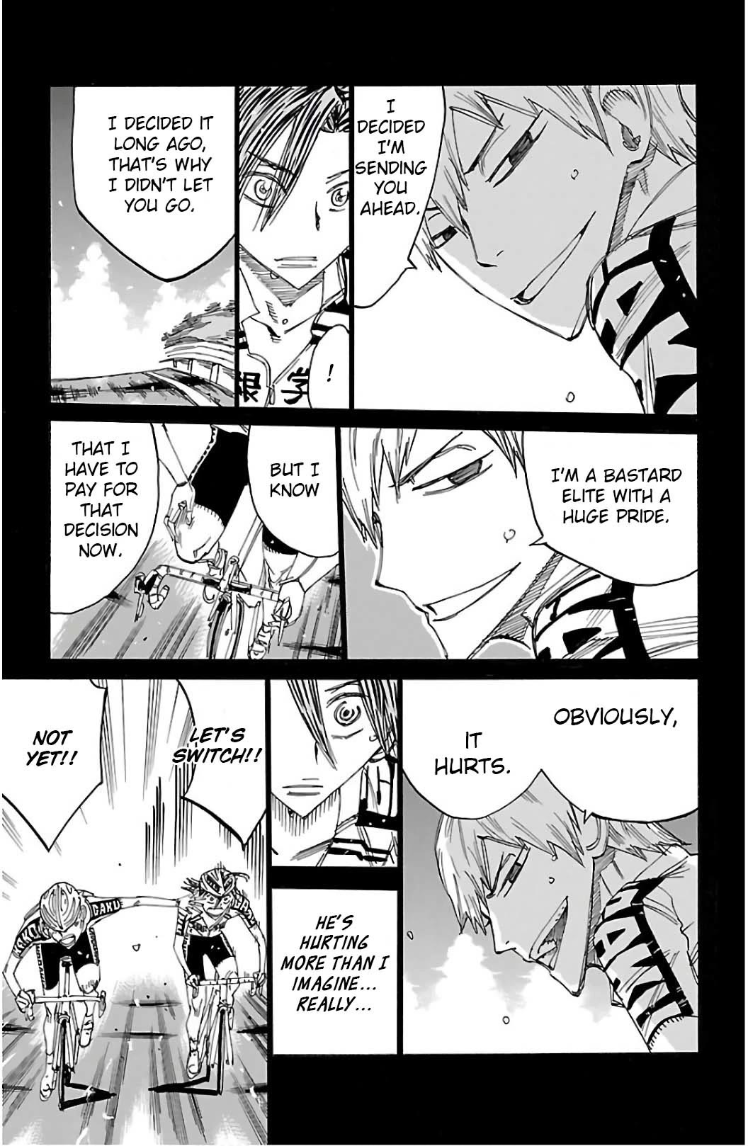 Yowamushi Pedal chapter 521 page 17