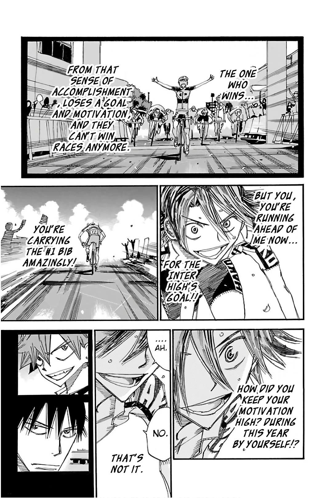 Yowamushi Pedal chapter 521 page 8
