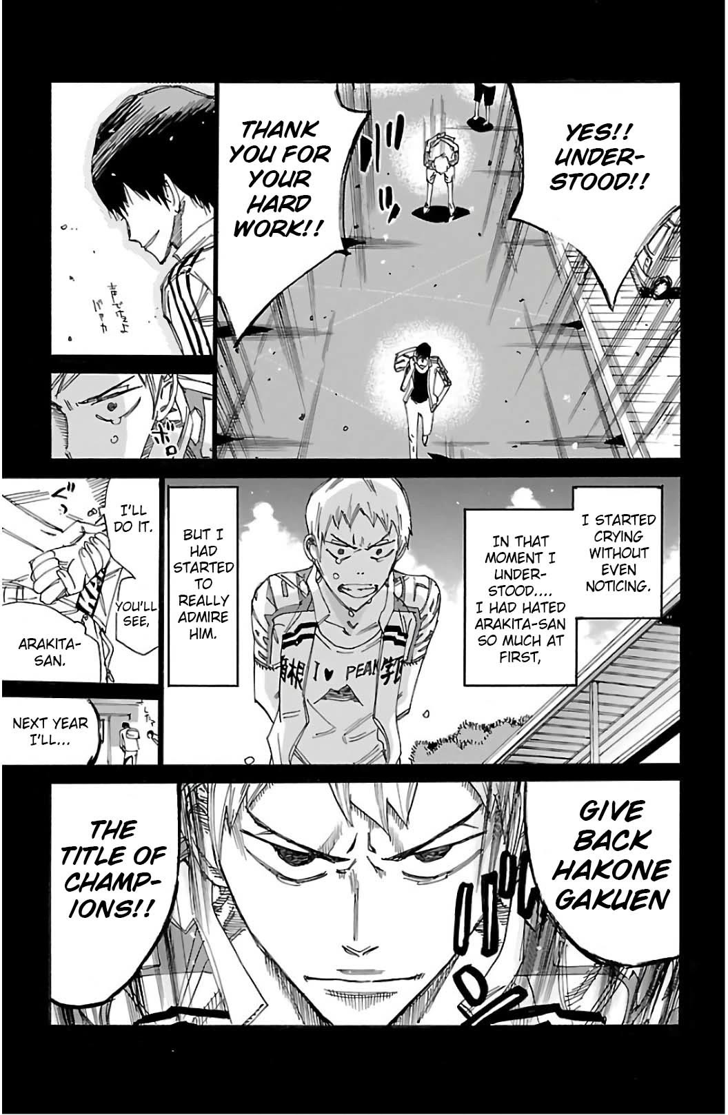 Yowamushi Pedal chapter 522 page 10