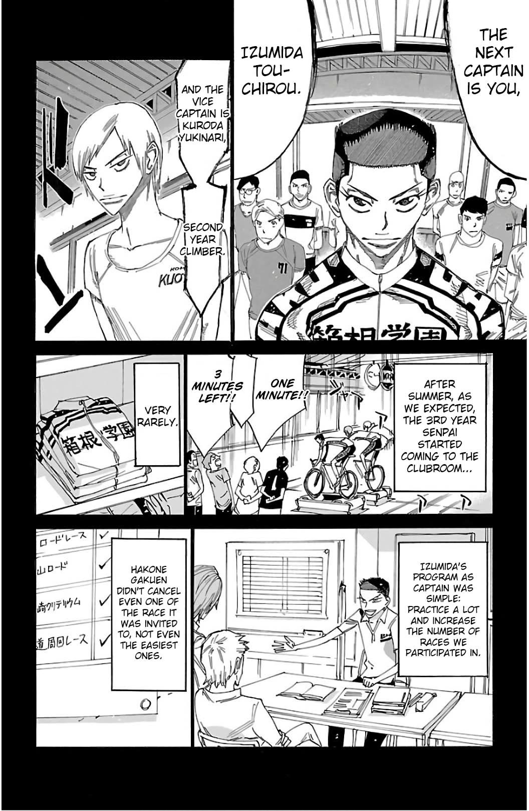 Yowamushi Pedal chapter 522 page 11