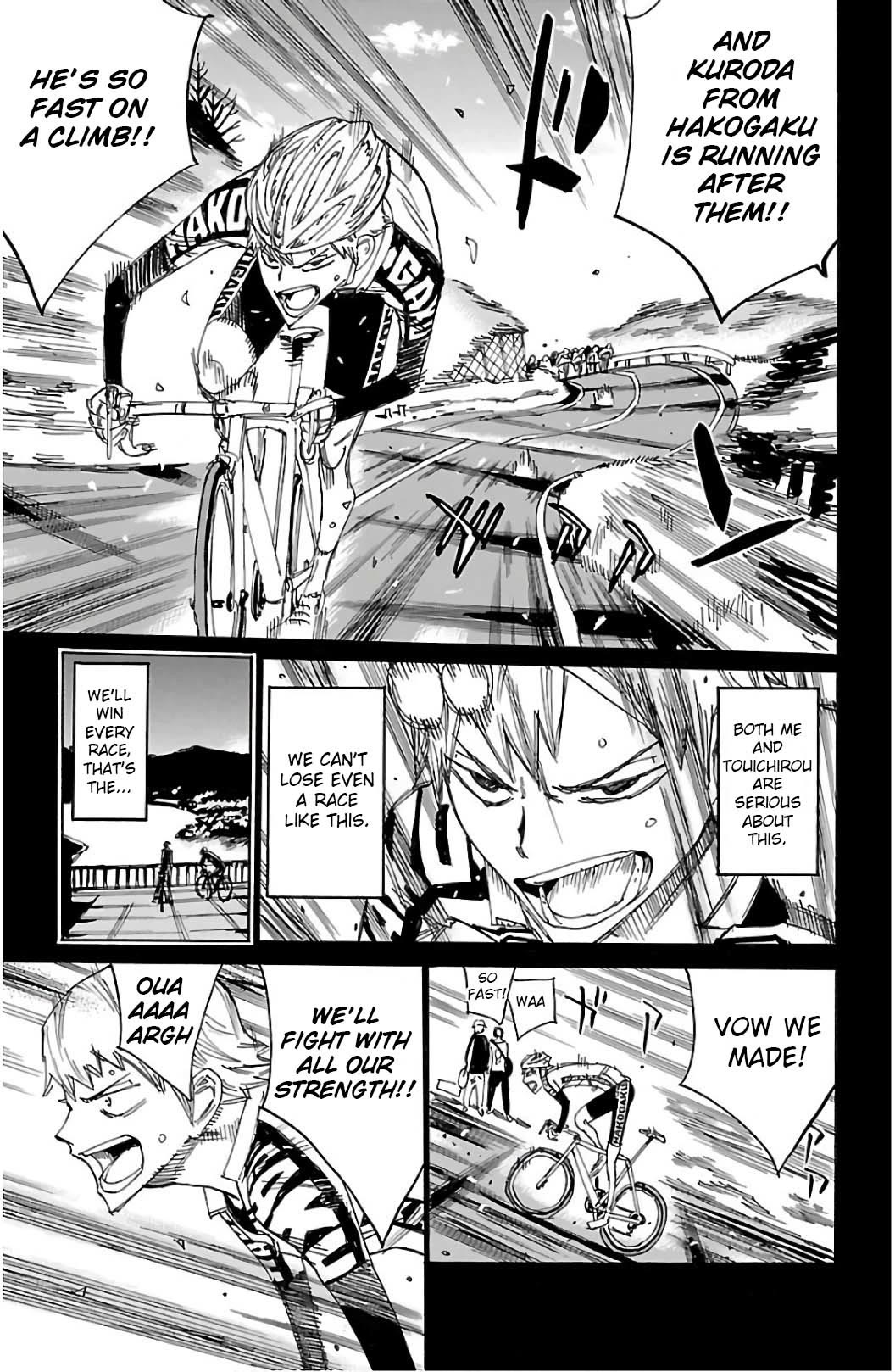 Yowamushi Pedal chapter 522 page 14
