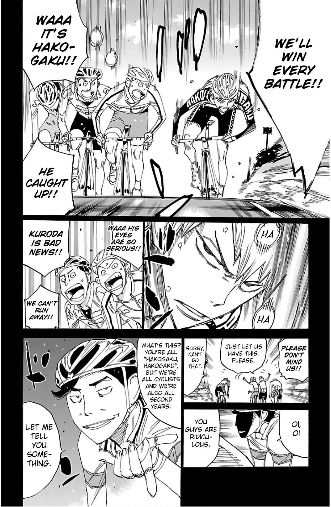 Yowamushi Pedal chapter 522 page 15