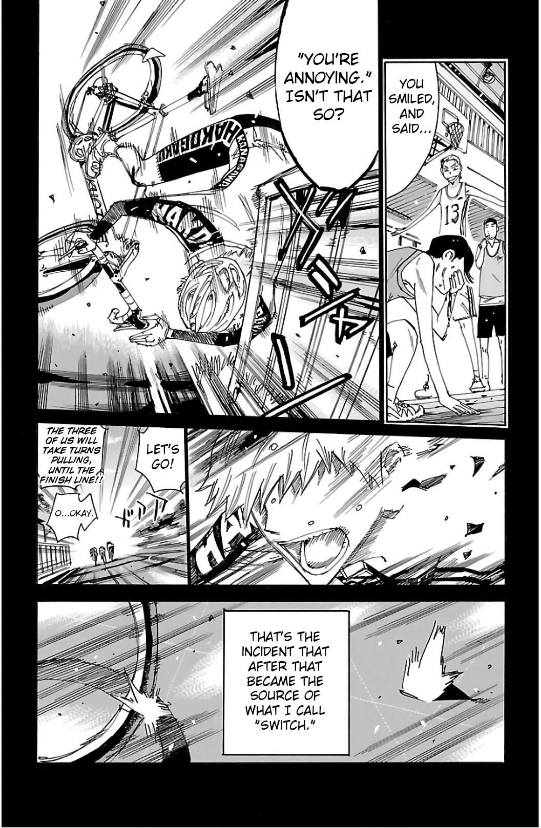 Yowamushi Pedal chapter 522 page 19