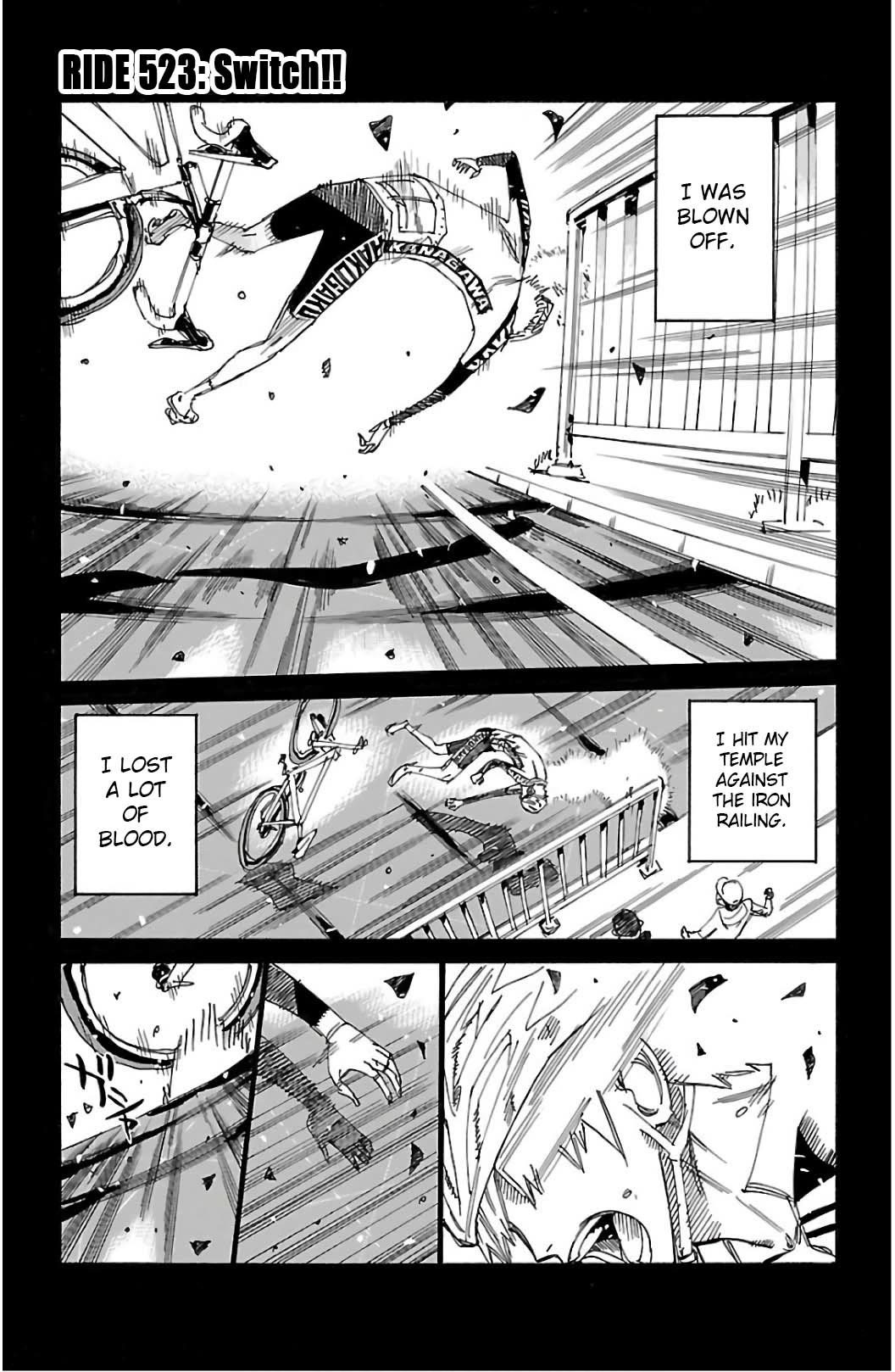 Yowamushi Pedal chapter 523 page 1