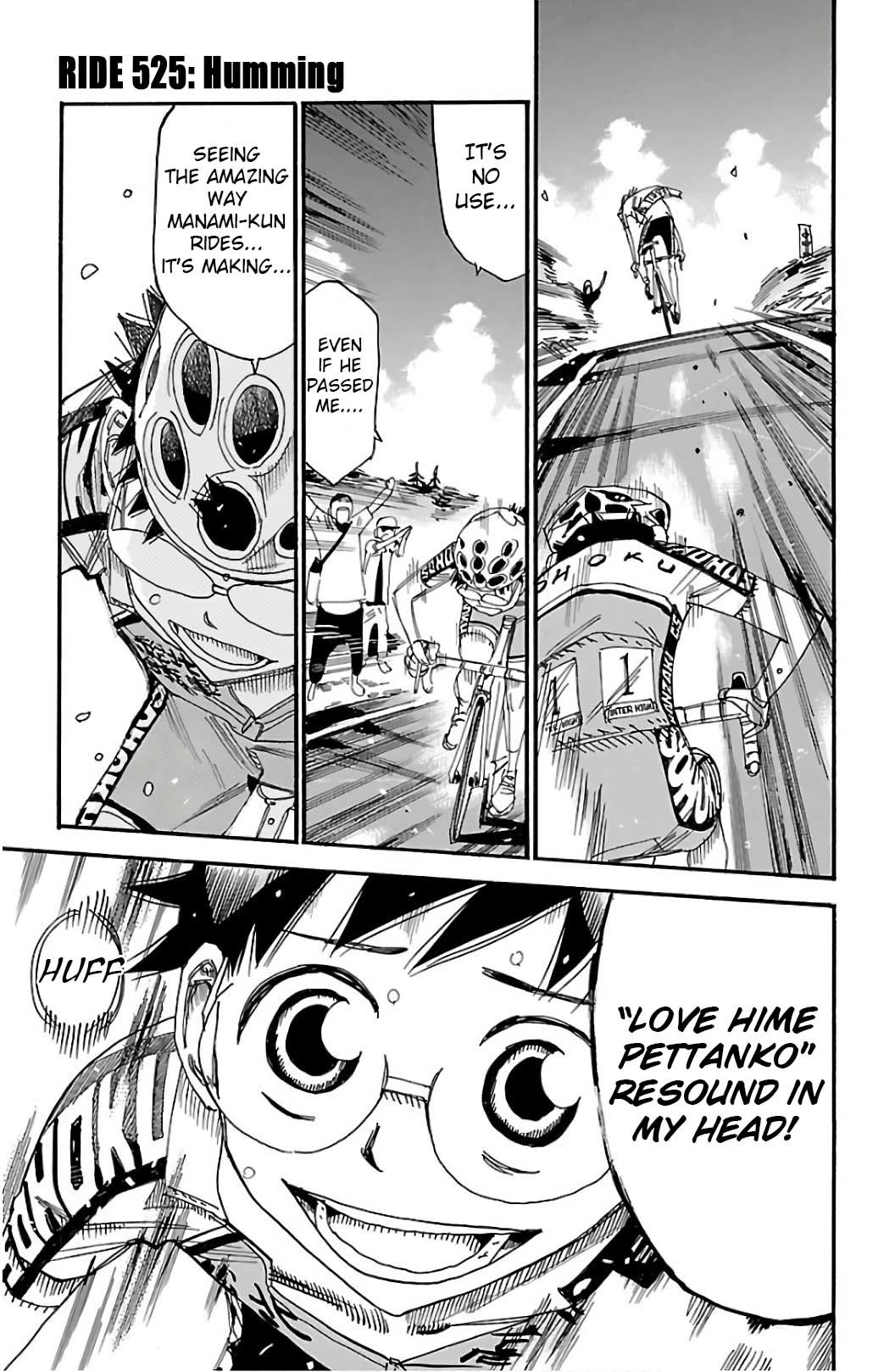 Yowamushi Pedal chapter 525 page 1