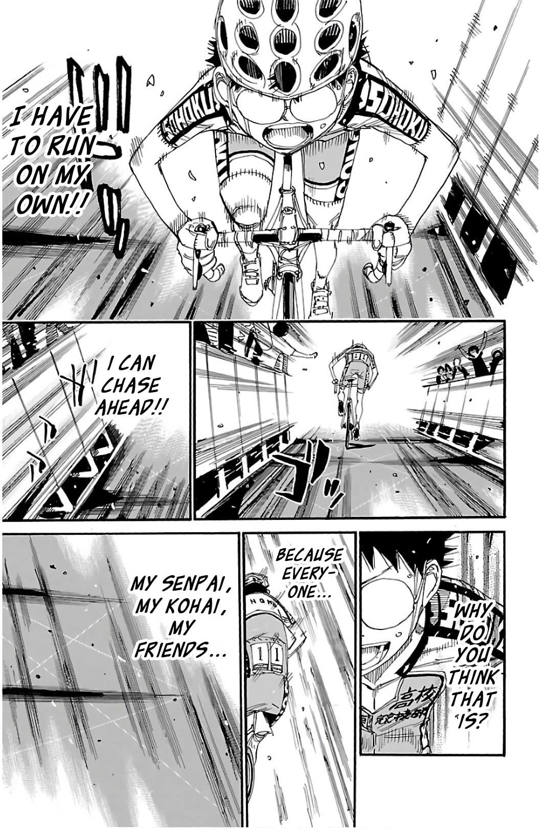 Yowamushi Pedal chapter 529 page 17