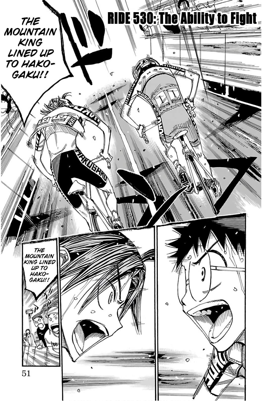 Yowamushi Pedal chapter 530 page 1