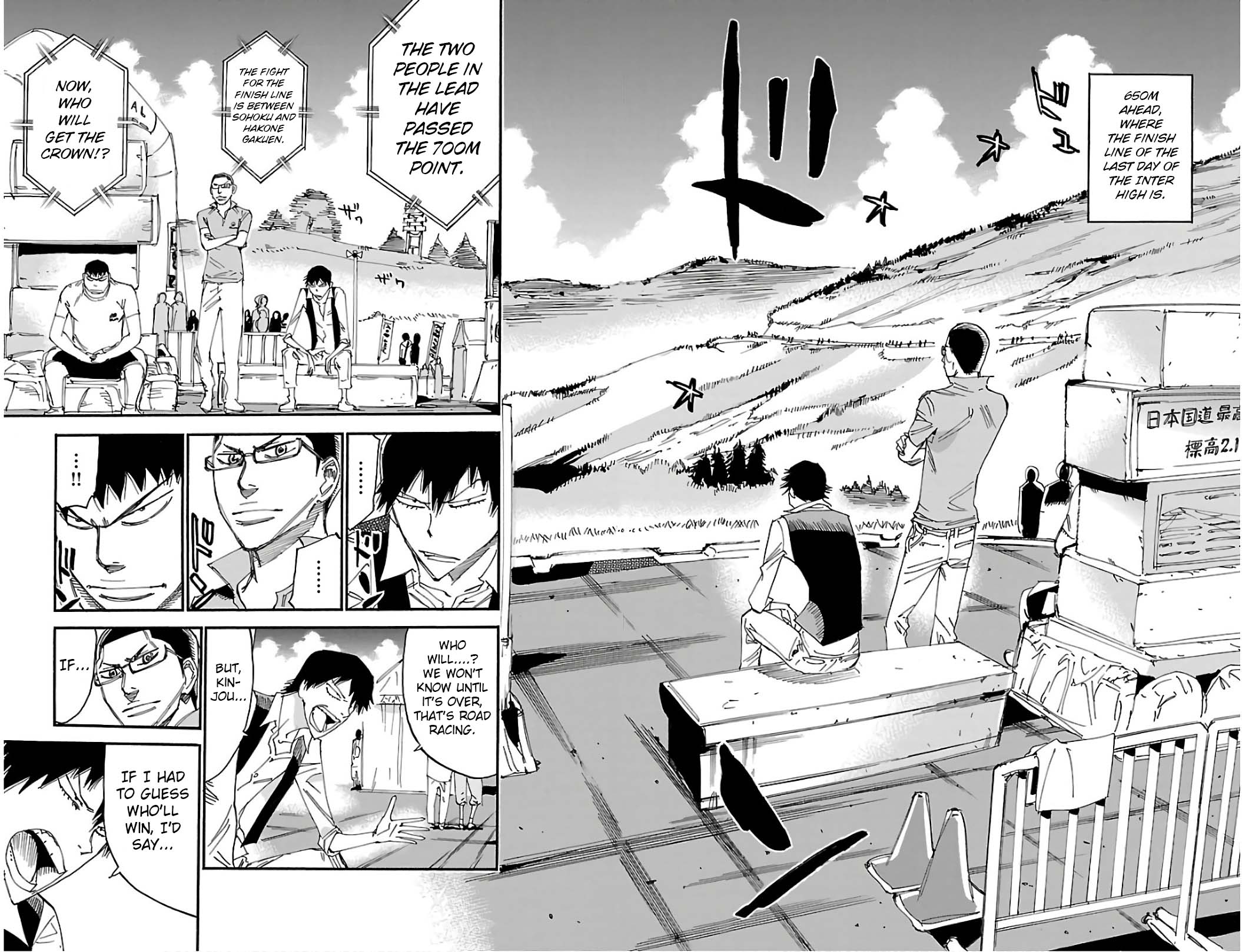 Yowamushi Pedal chapter 530 page 7