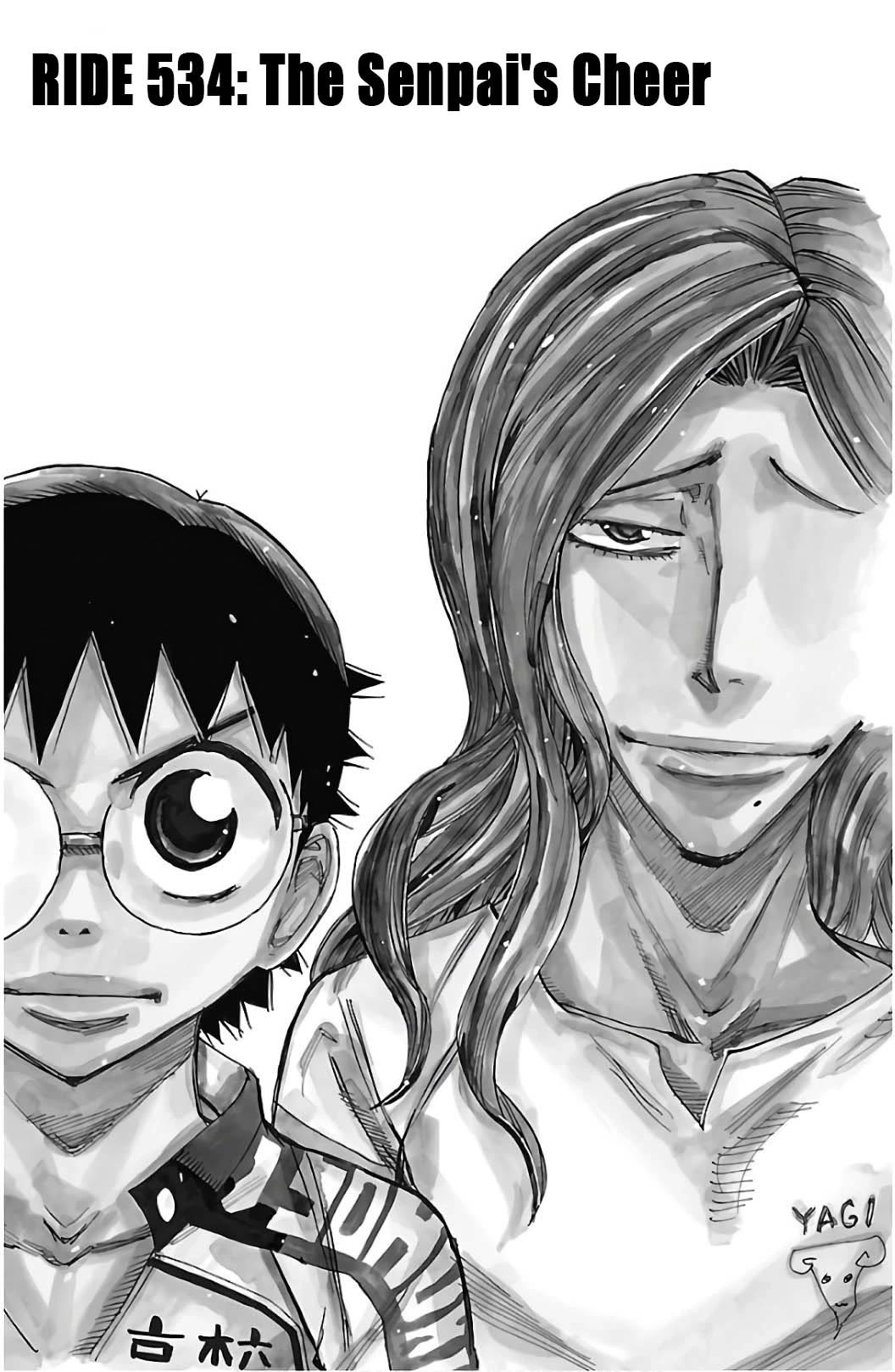 Yowamushi Pedal chapter 534 page 1