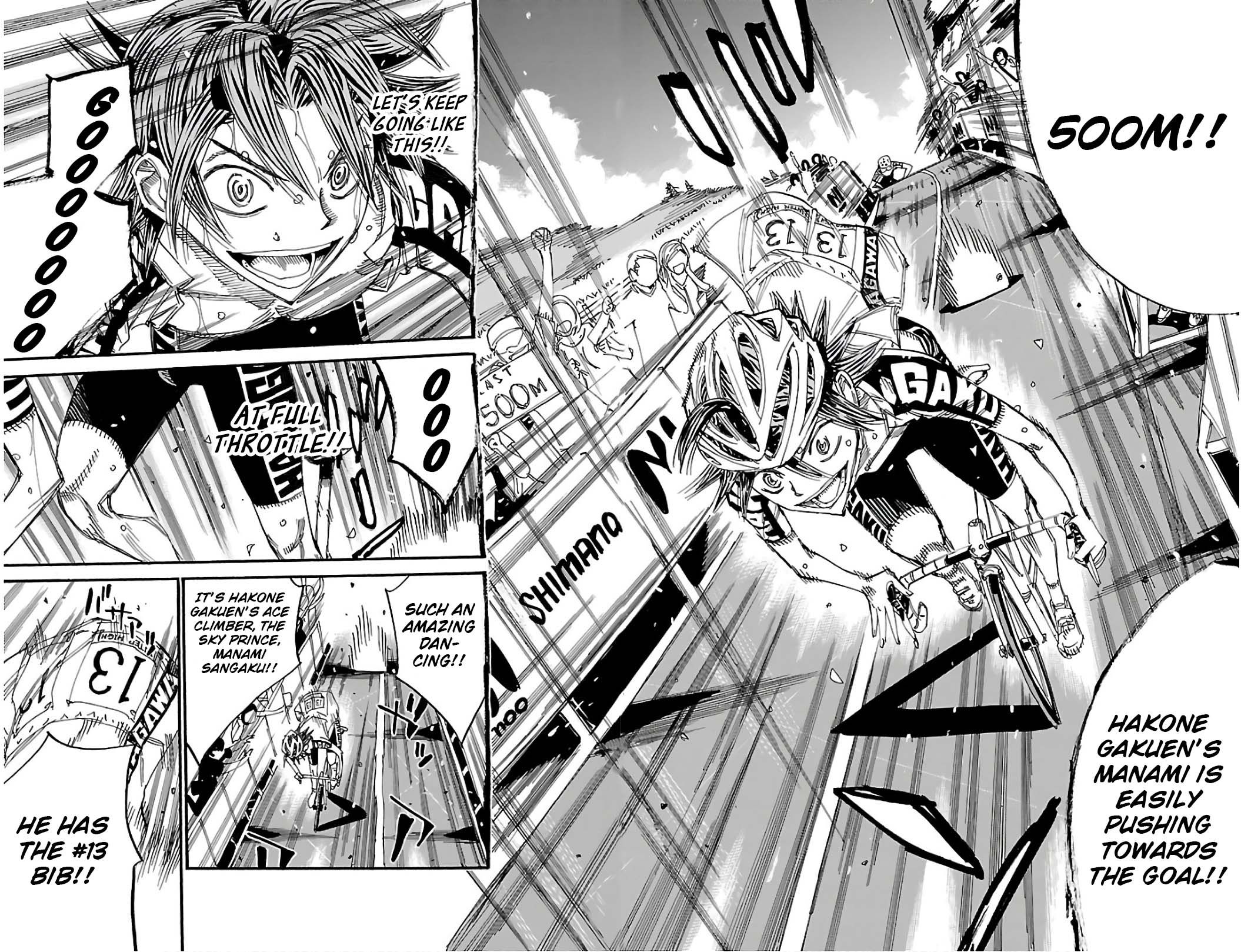 Yowamushi Pedal chapter 534 page 5