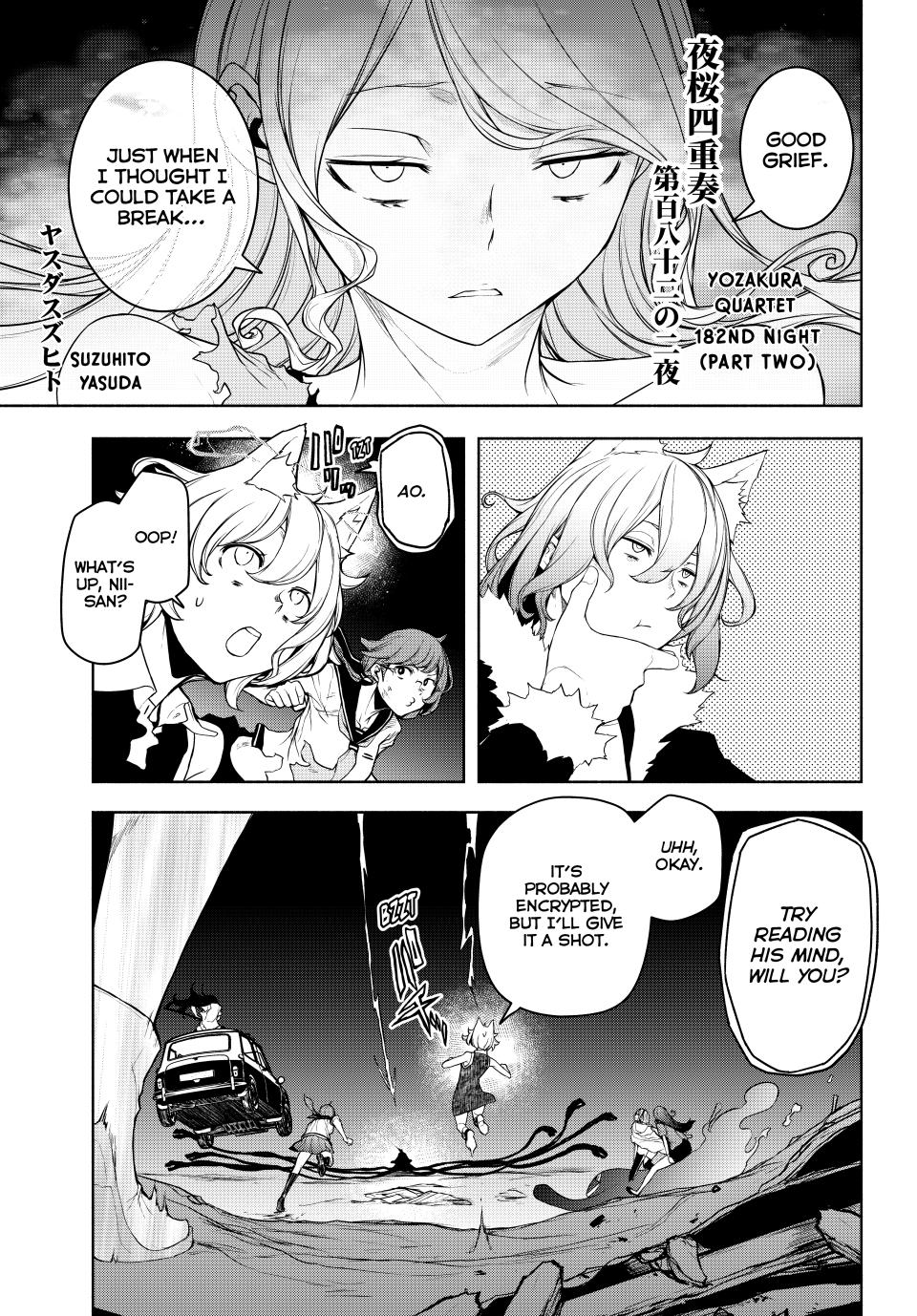 Yozakura Quartet chapter 182.2 page 1