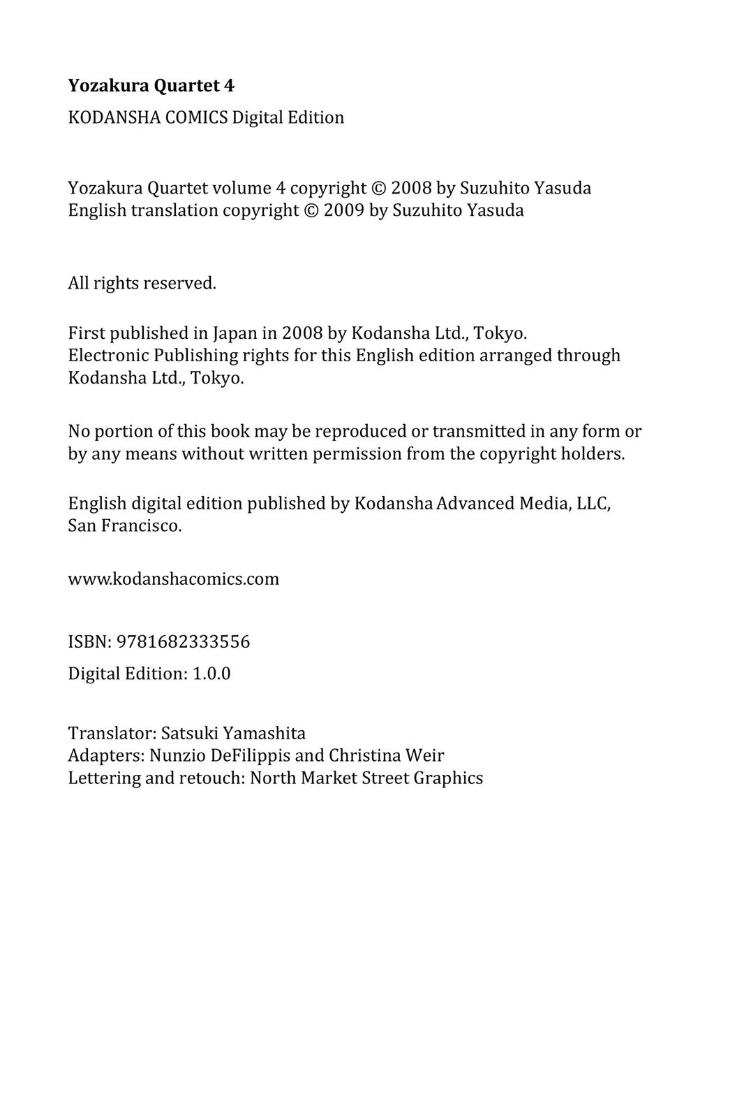 Yozakura Quartet chapter 22.5 page 19