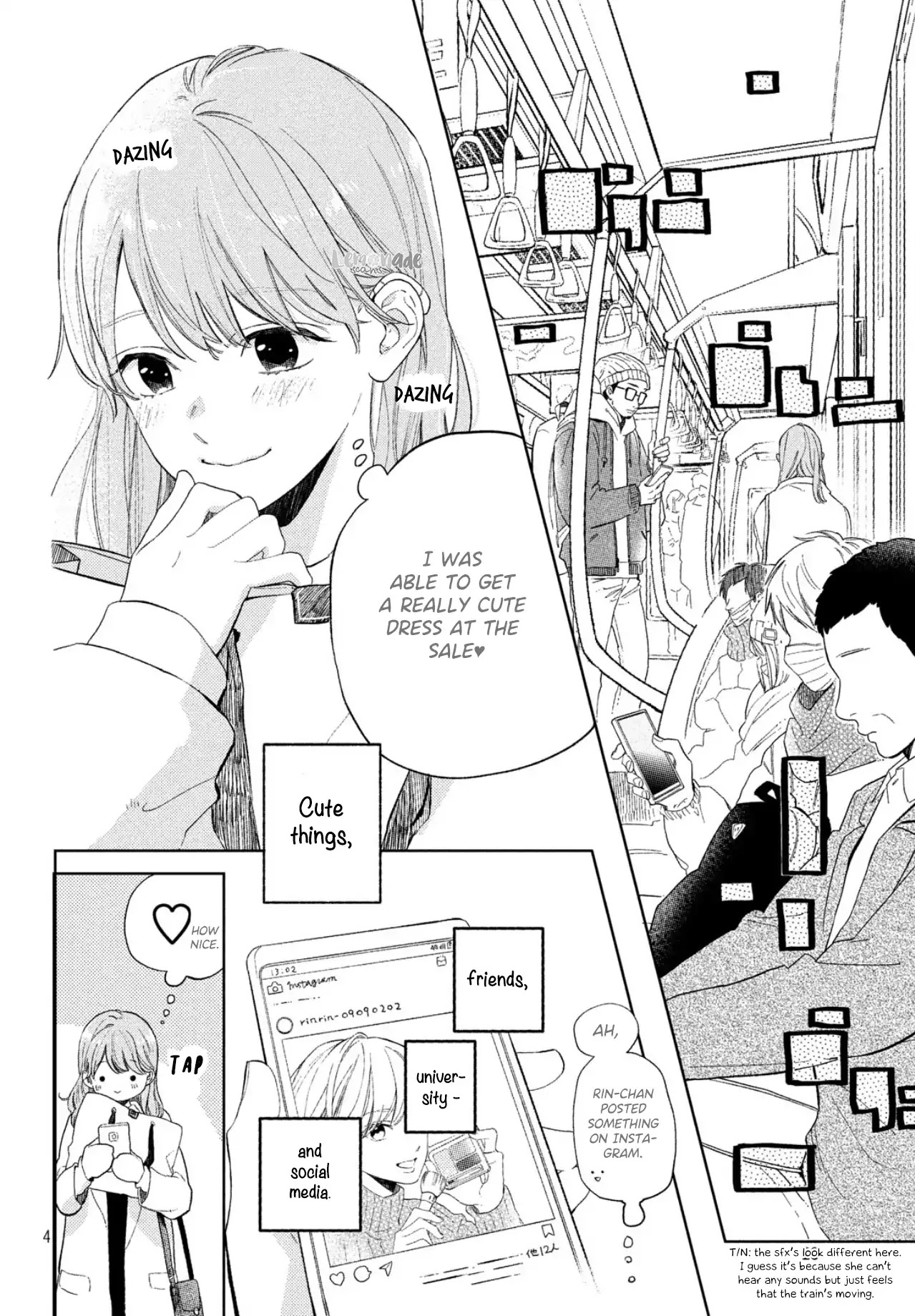 Yubisaki to Renren chapter 1 page 4