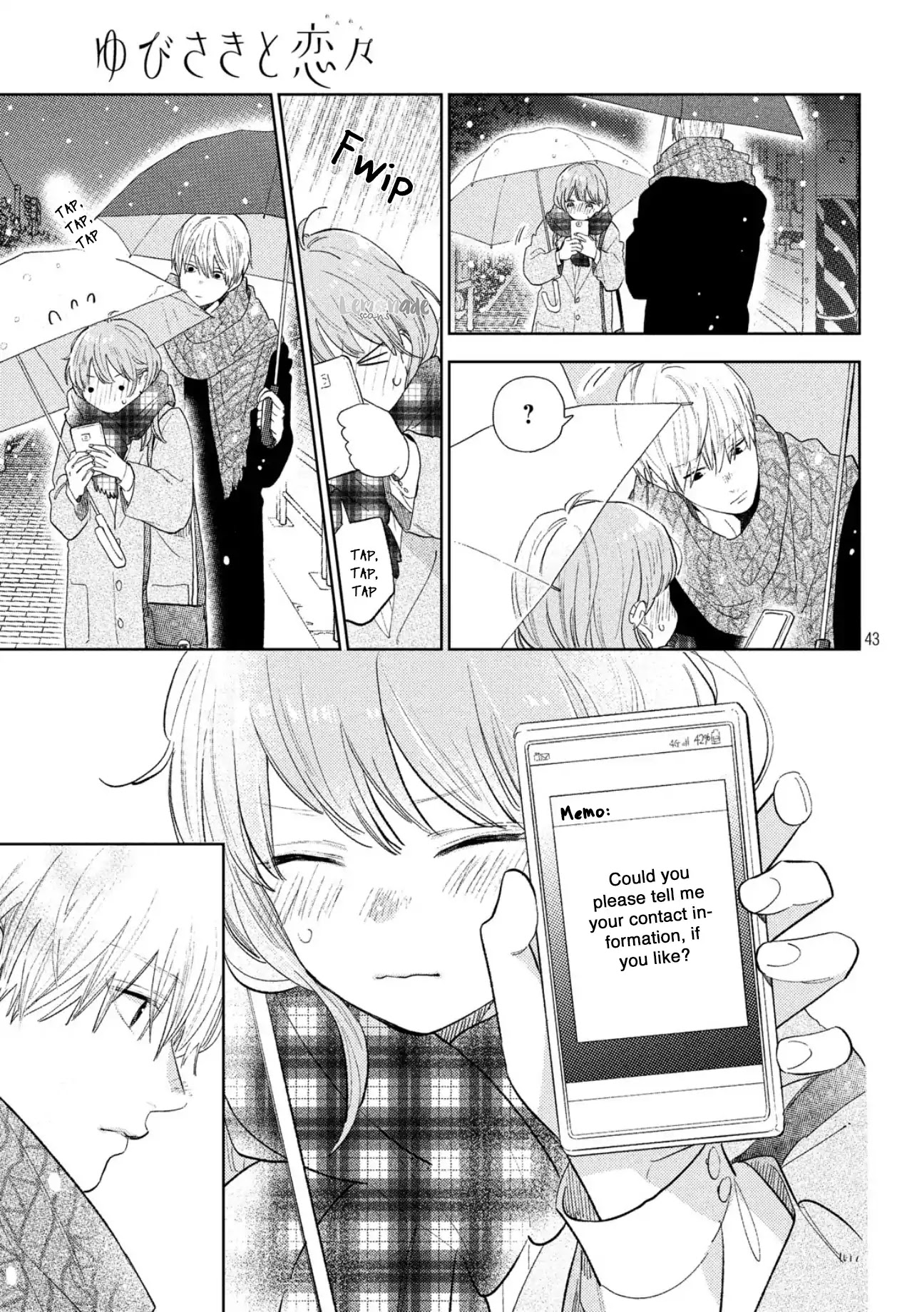 Yubisaki to Renren chapter 1 page 43