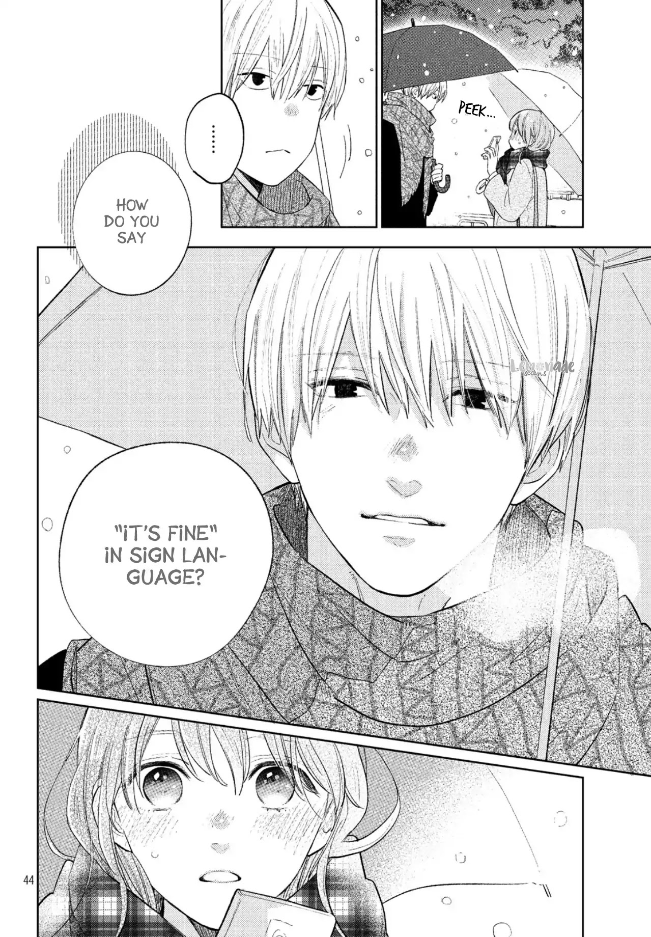 Yubisaki to Renren chapter 1 page 44