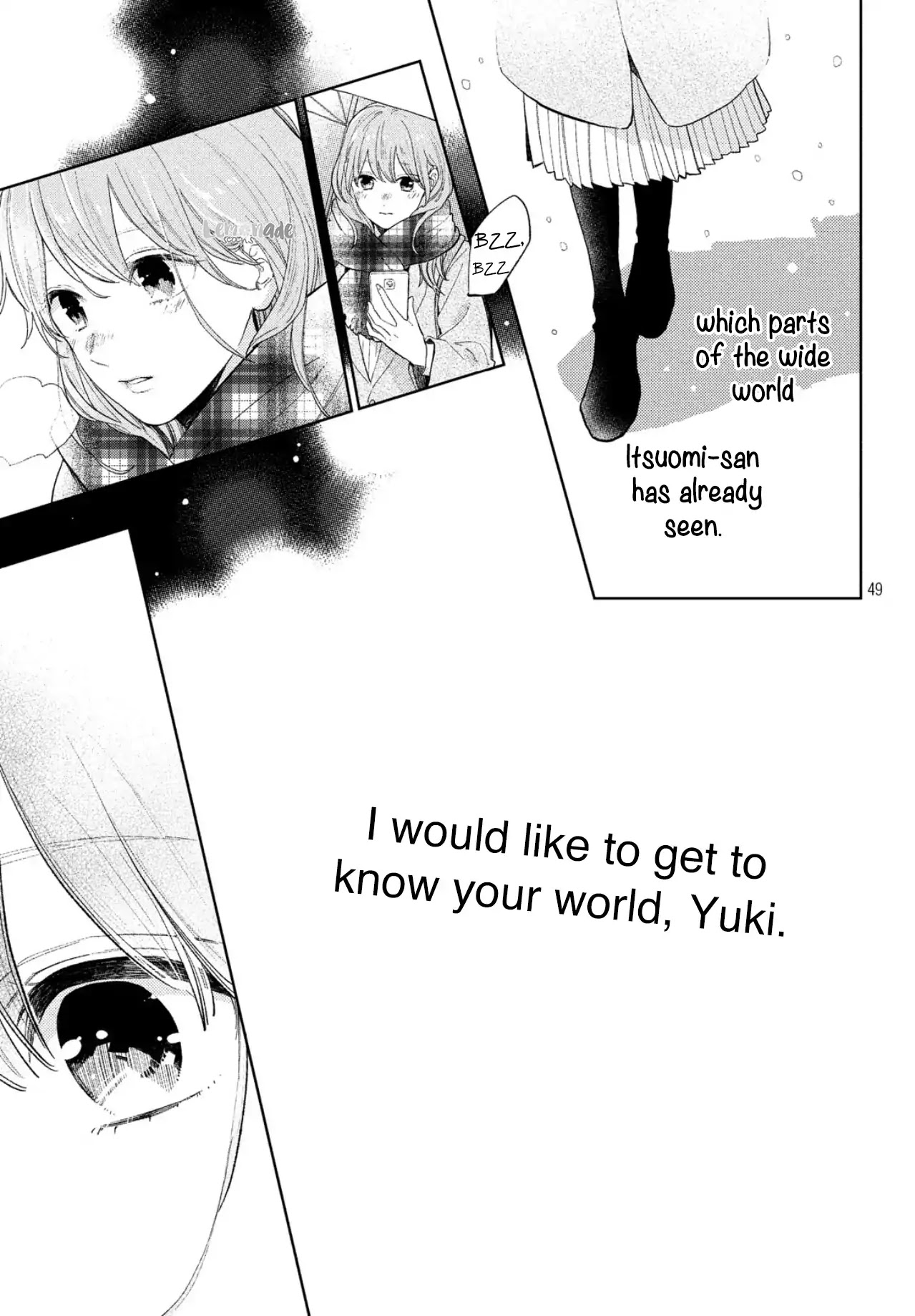 Yubisaki to Renren chapter 1 page 49