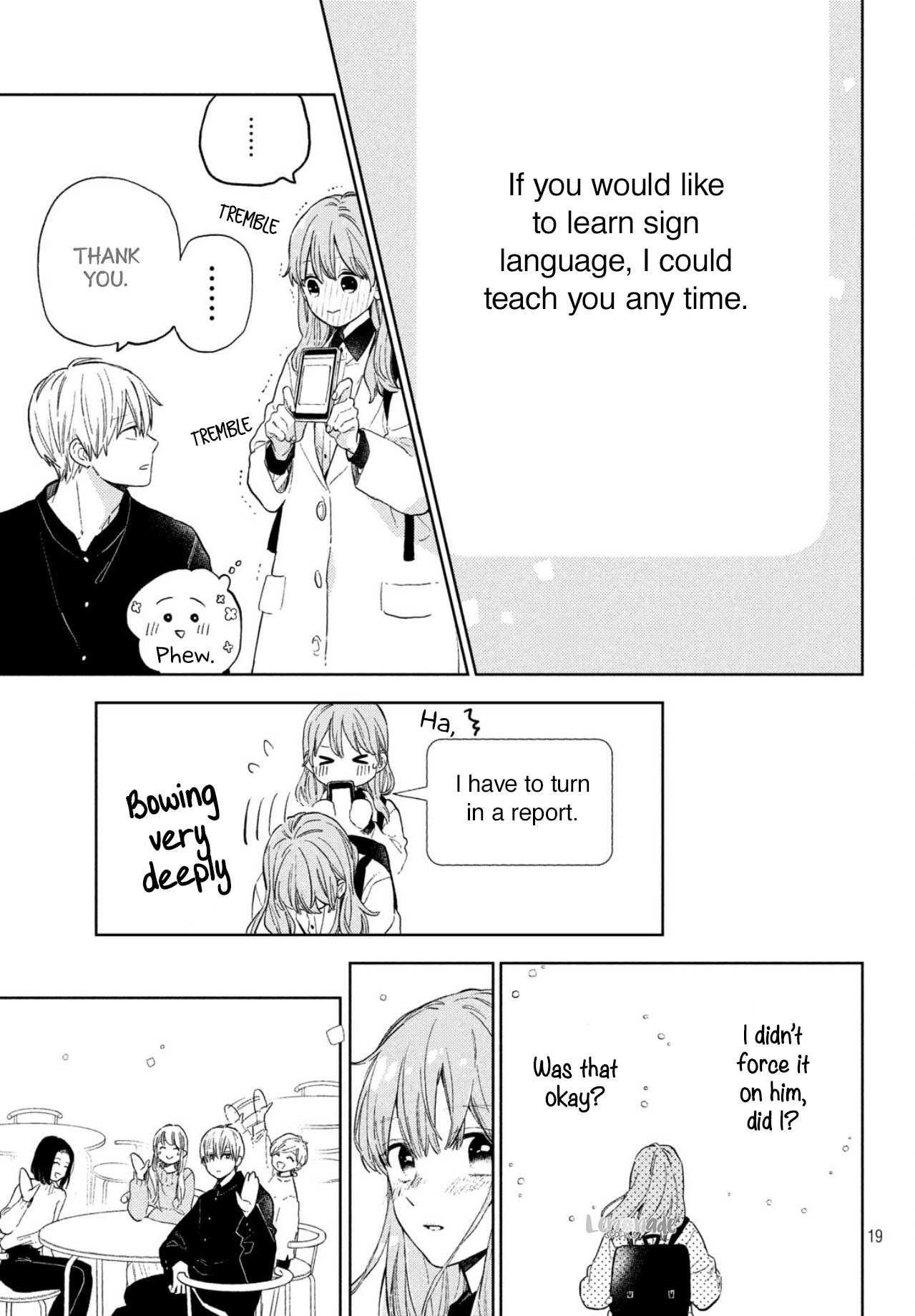 Yubisaki to Renren chapter 3 page 21