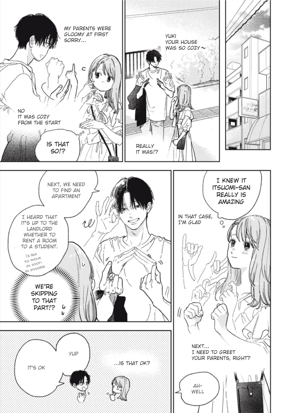 Yubisaki to Renren chapter 33 page 8