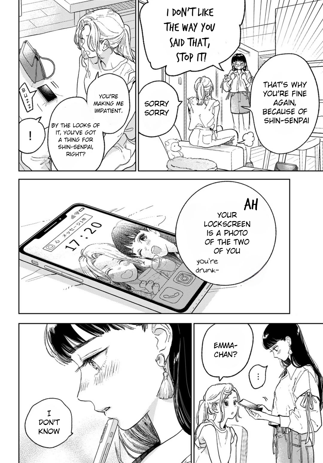 Yubisaki to Renren chapter 34 page 12
