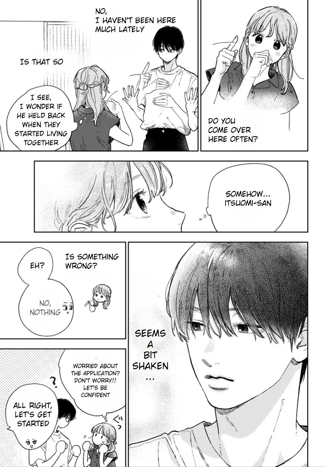 Yubisaki to Renren chapter 34 page 23