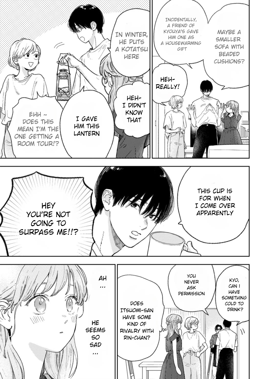 Yubisaki to Renren chapter 34 page 25