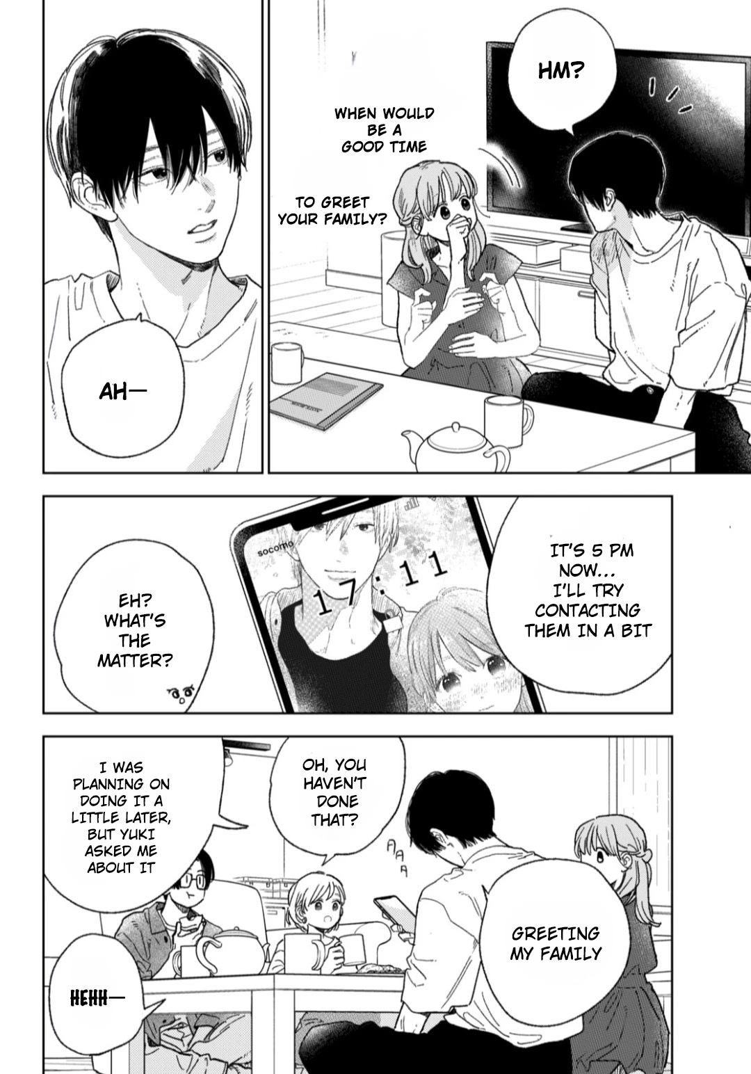 Yubisaki to Renren chapter 35 page 12
