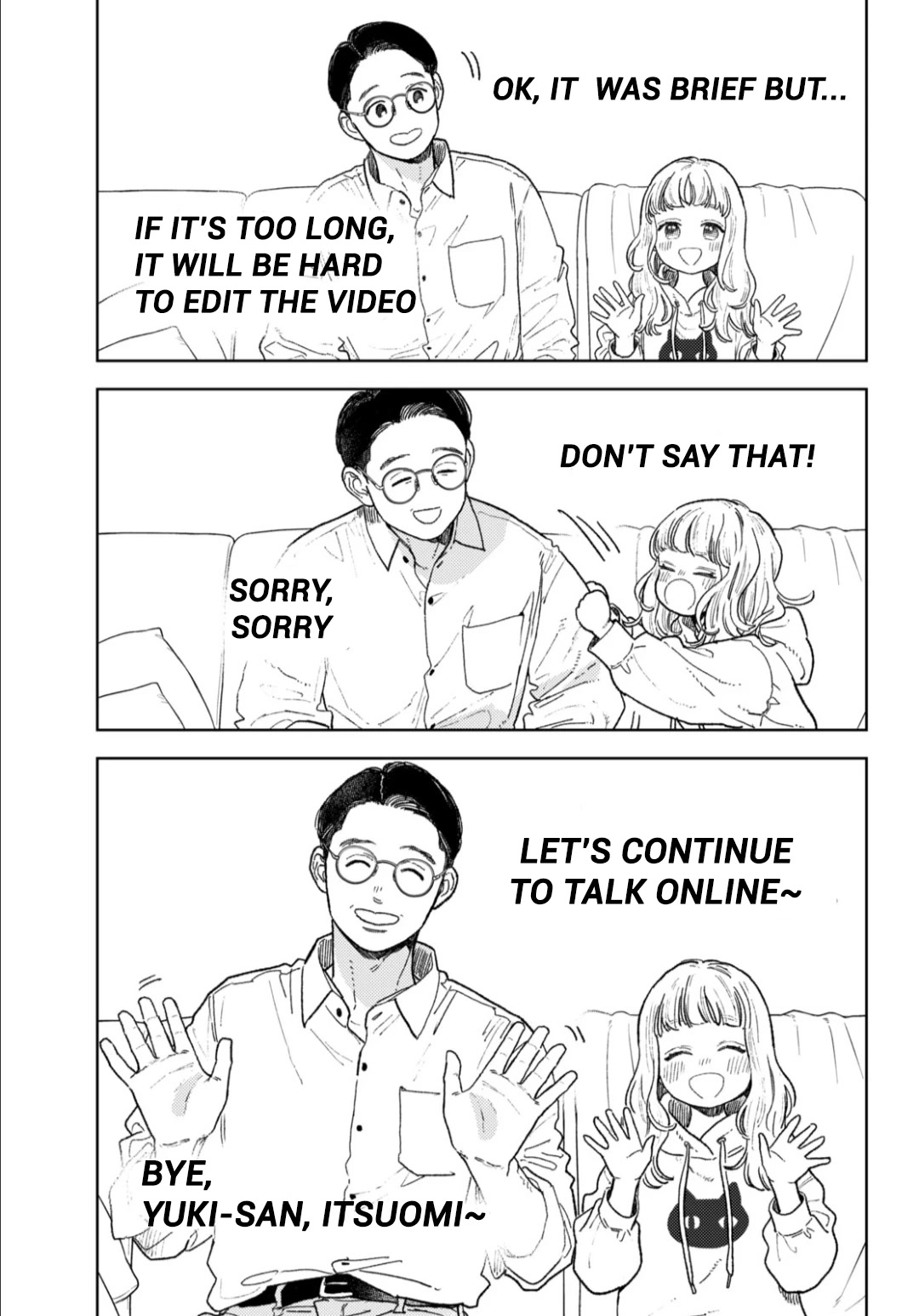 Yubisaki to Renren chapter 35 page 17