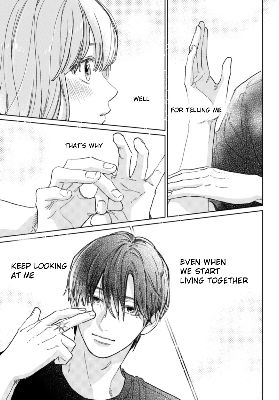 Yubisaki to Renren chapter 36 page 35