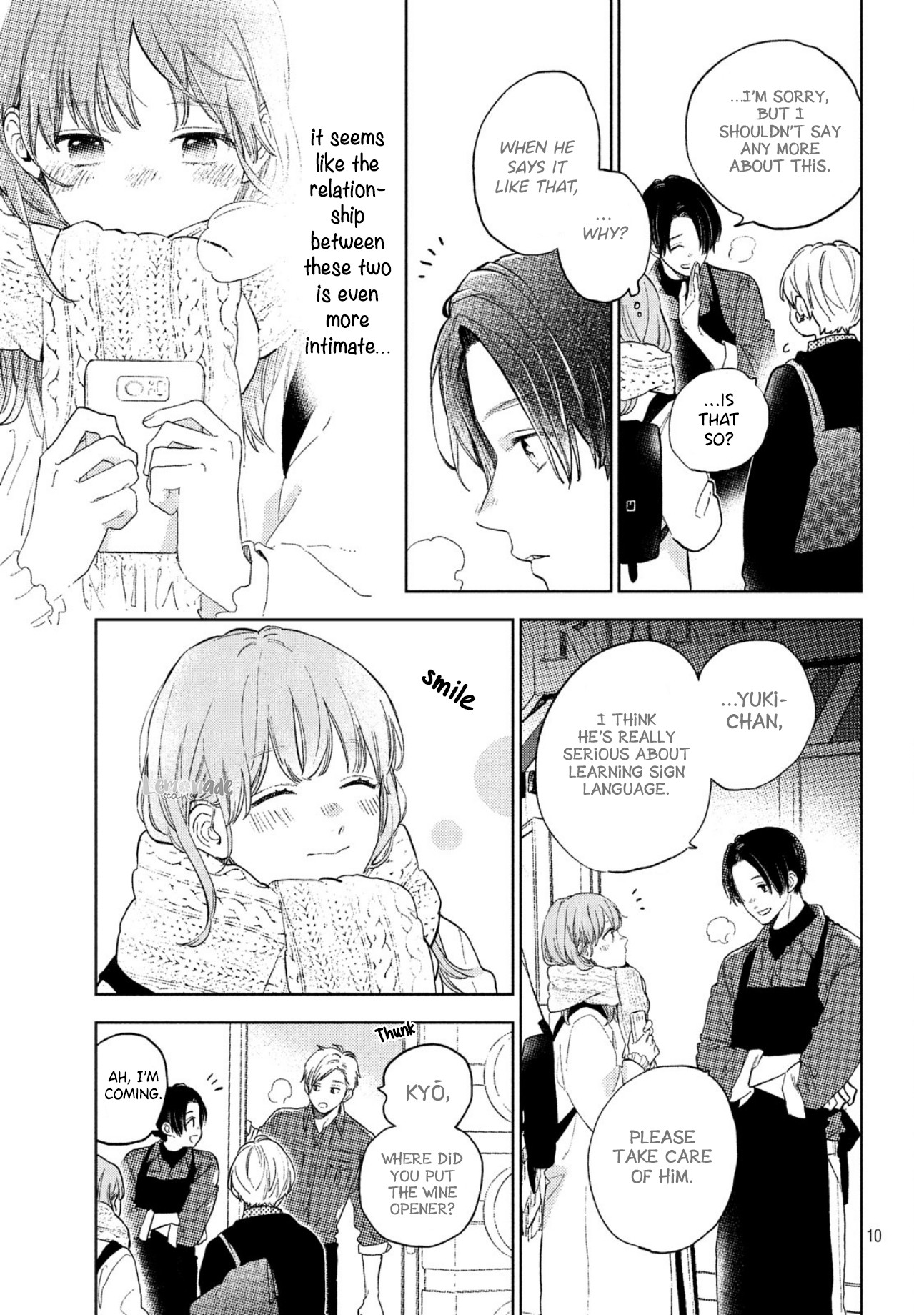 Yubisaki to Renren chapter 4 page 12