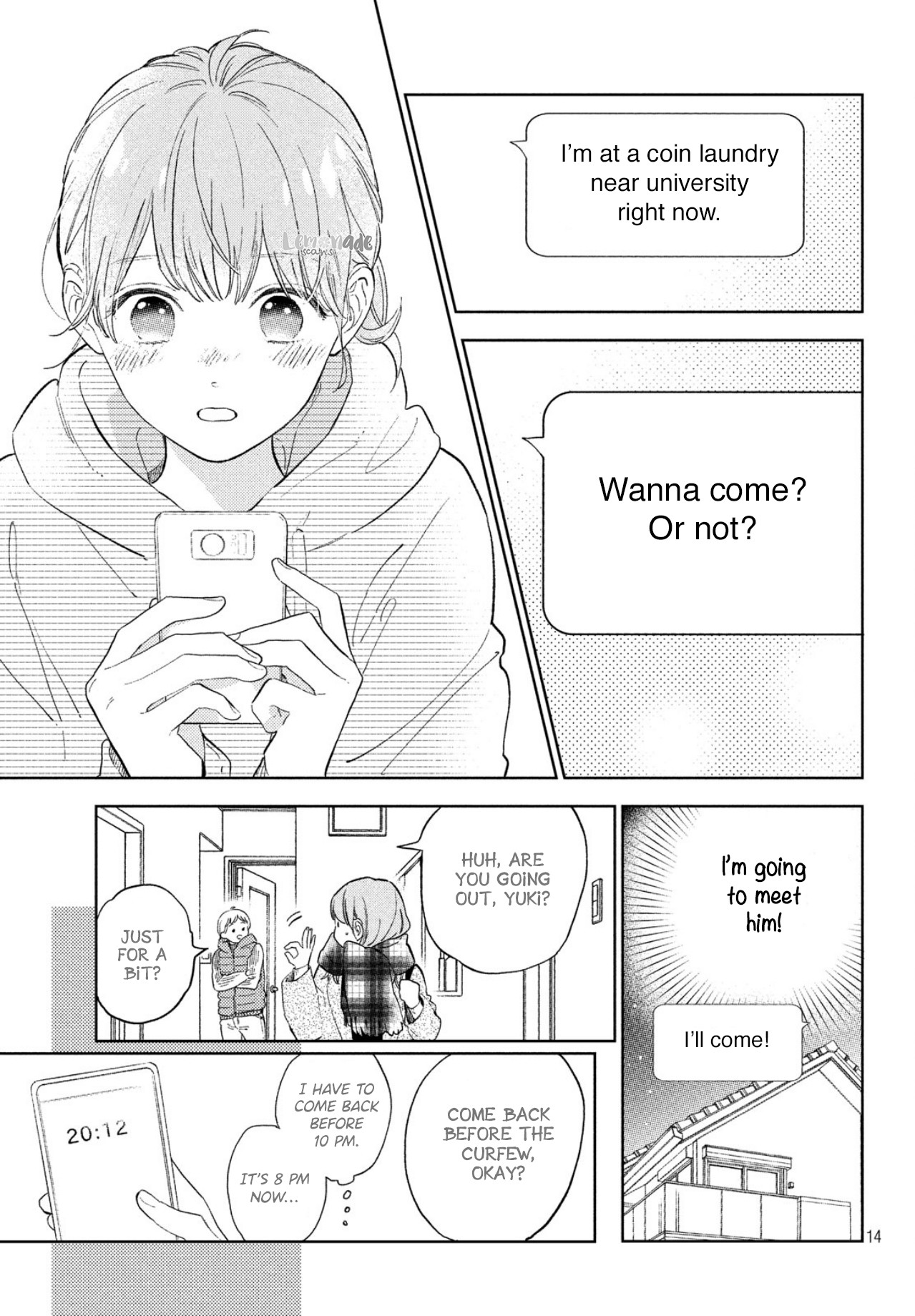 Yubisaki to Renren chapter 4 page 16
