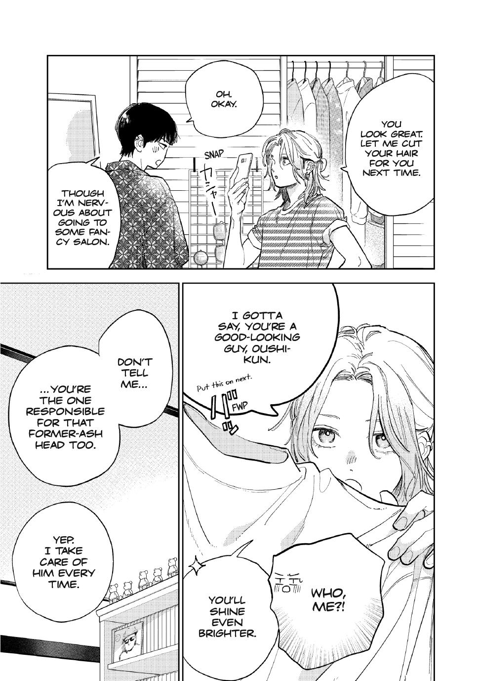 Yubisaki to Renren chapter 40 page 17