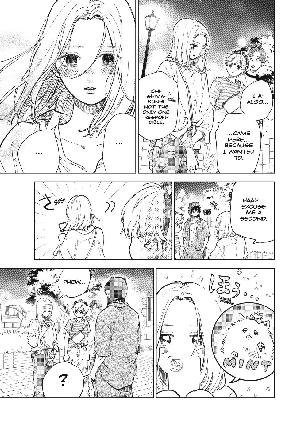 Yubisaki to Renren chapter 46 page 15