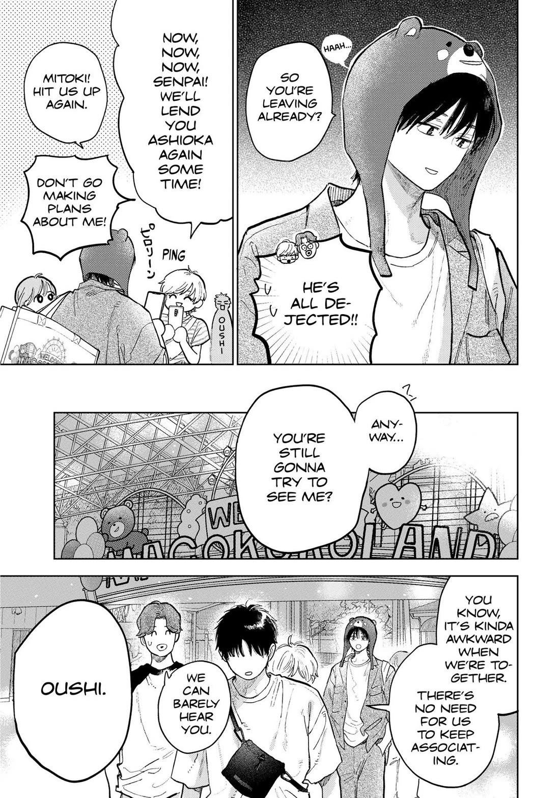 Yubisaki to Renren chapter 47 page 15
