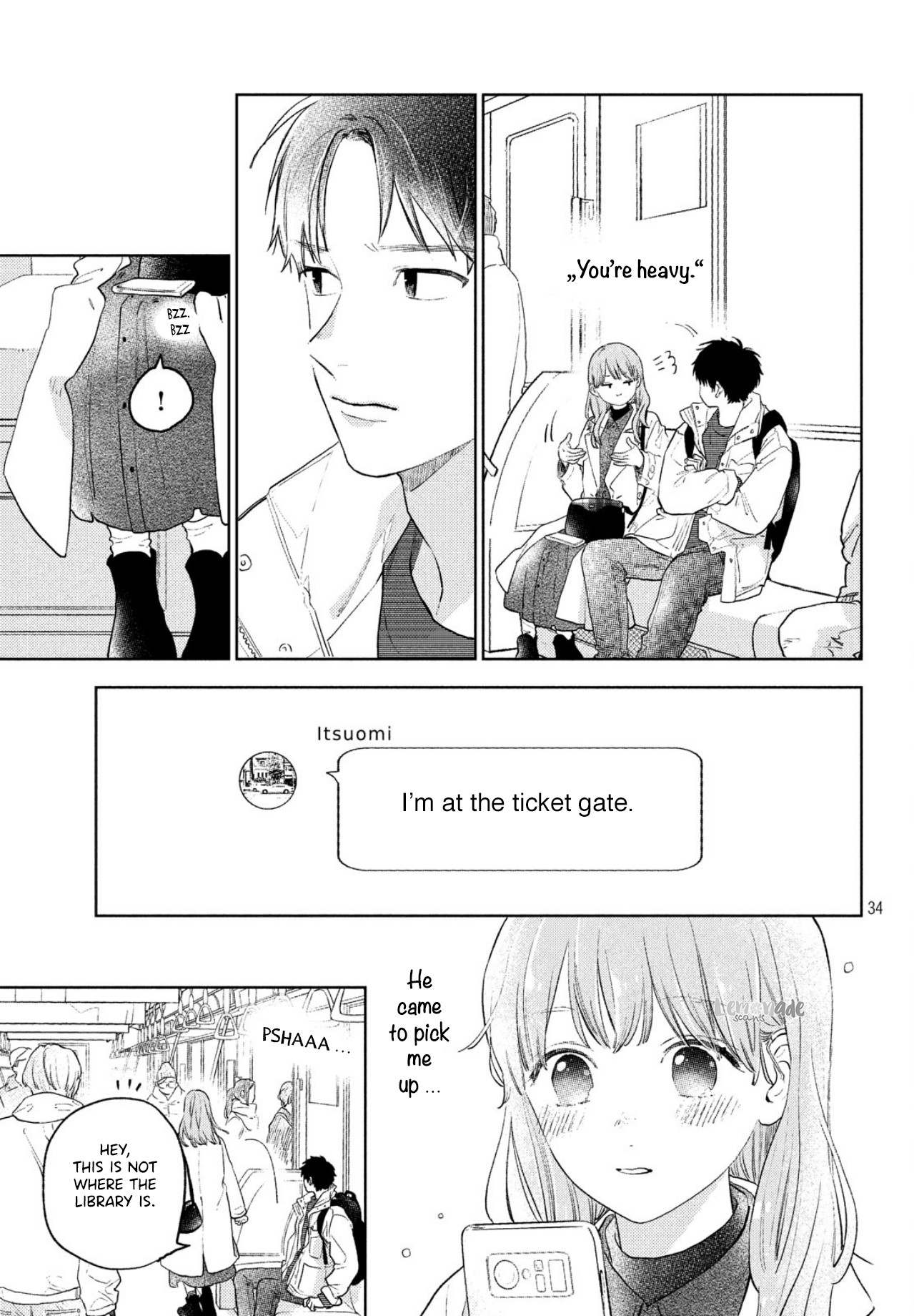 Yubisaki to Renren chapter 5 page 36