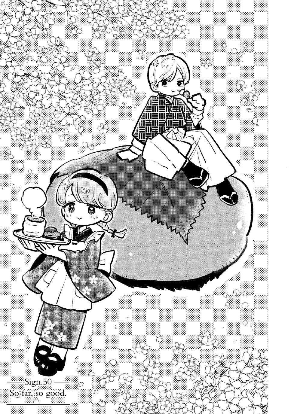 Yubisaki to Renren chapter 50 page 1