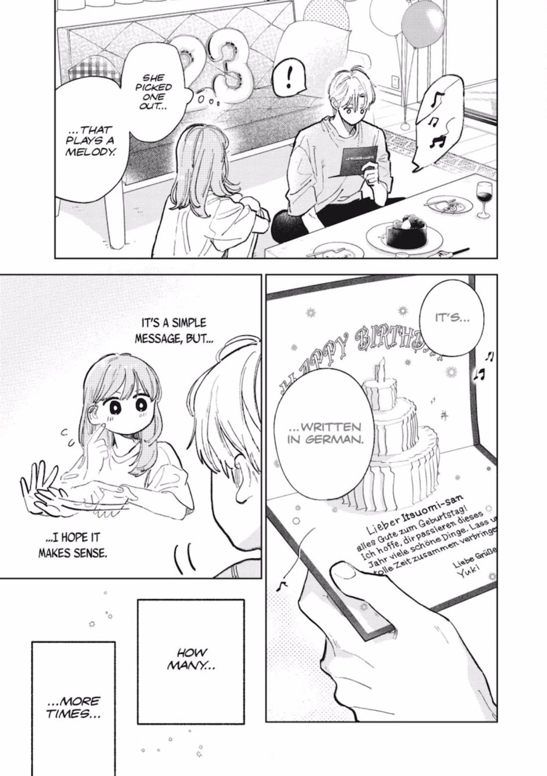 Yubisaki to Renren chapter 51 page 13