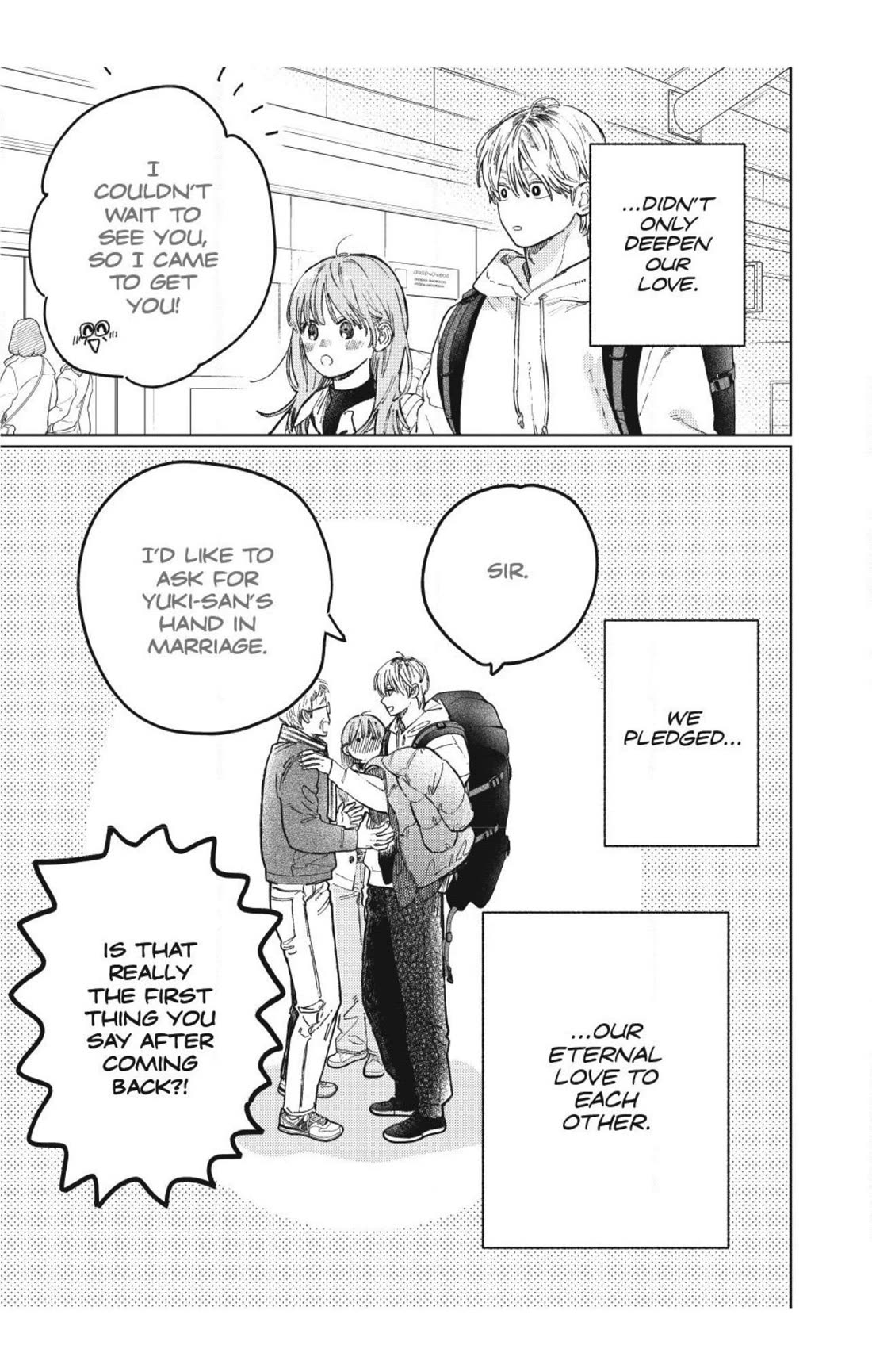 Yubisaki to Renren chapter 56 page 37