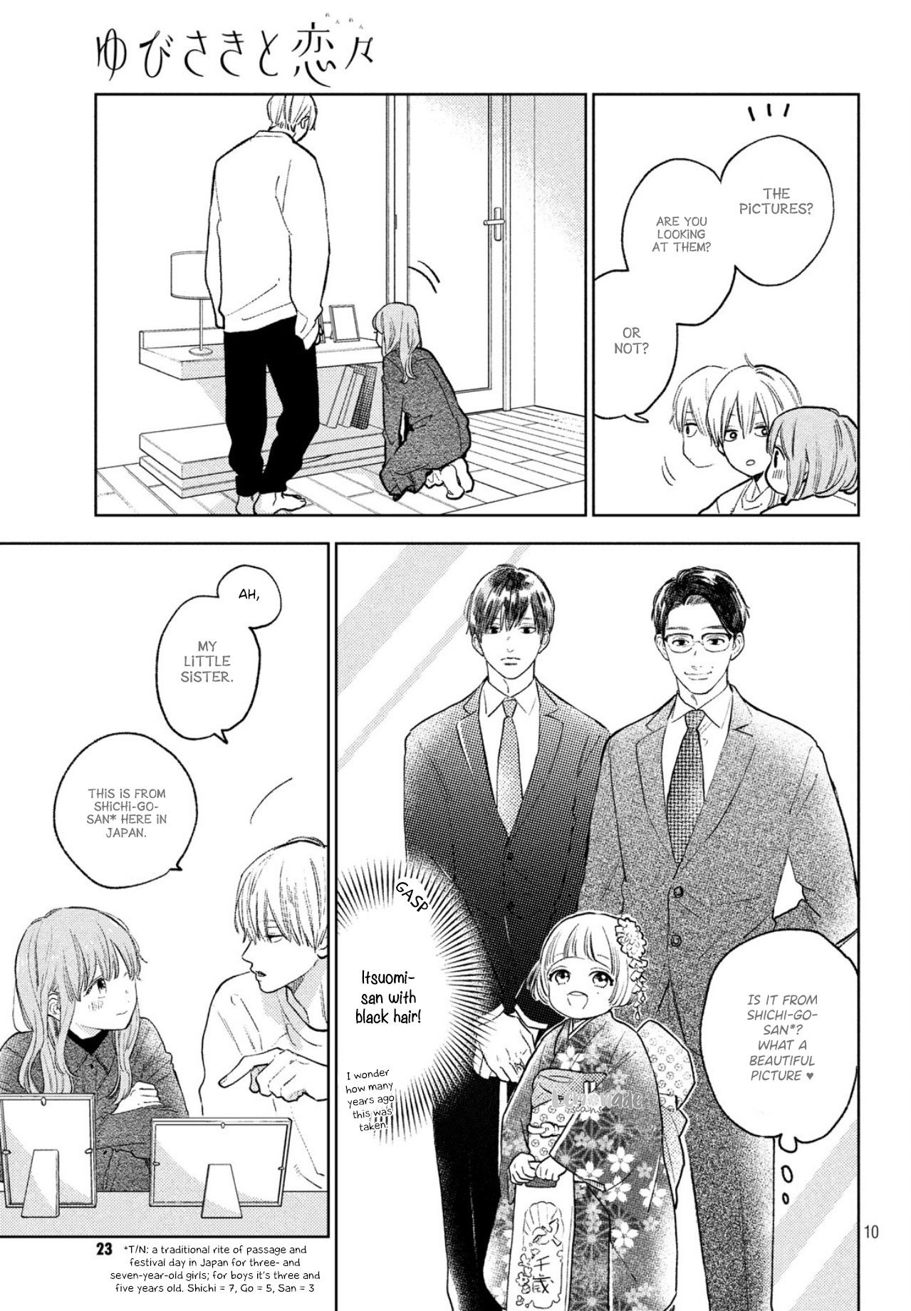 Yubisaki to Renren chapter 7 page 10