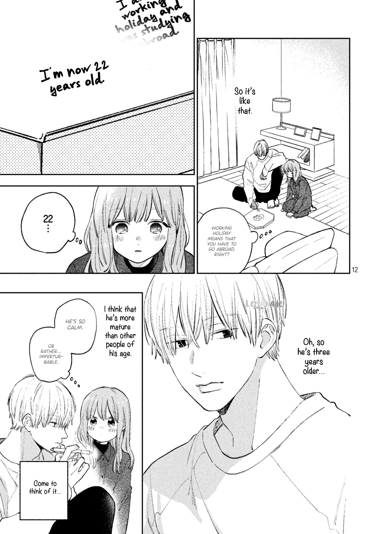 Yubisaki to Renren chapter 7 page 12