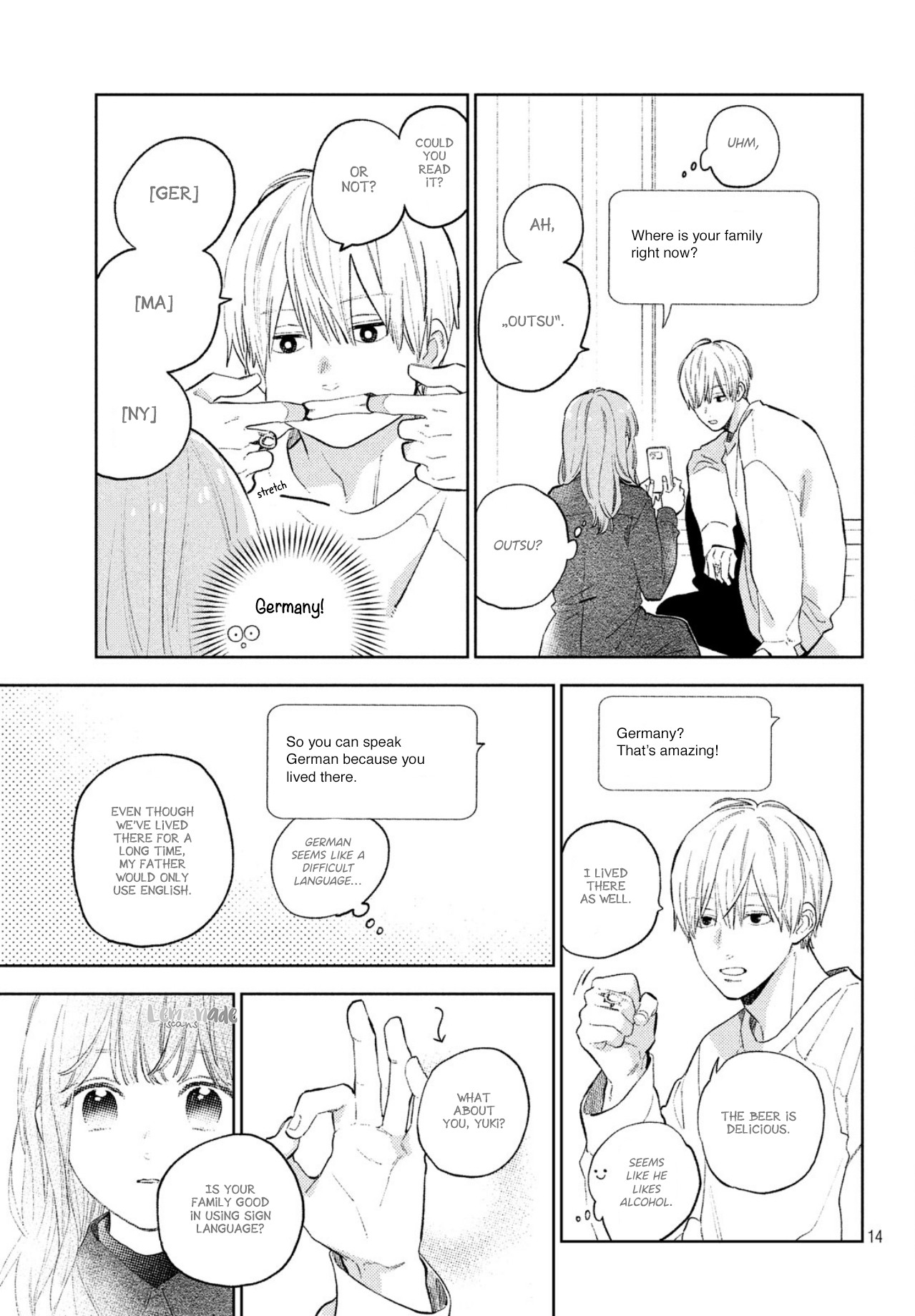 Yubisaki to Renren chapter 7 page 14