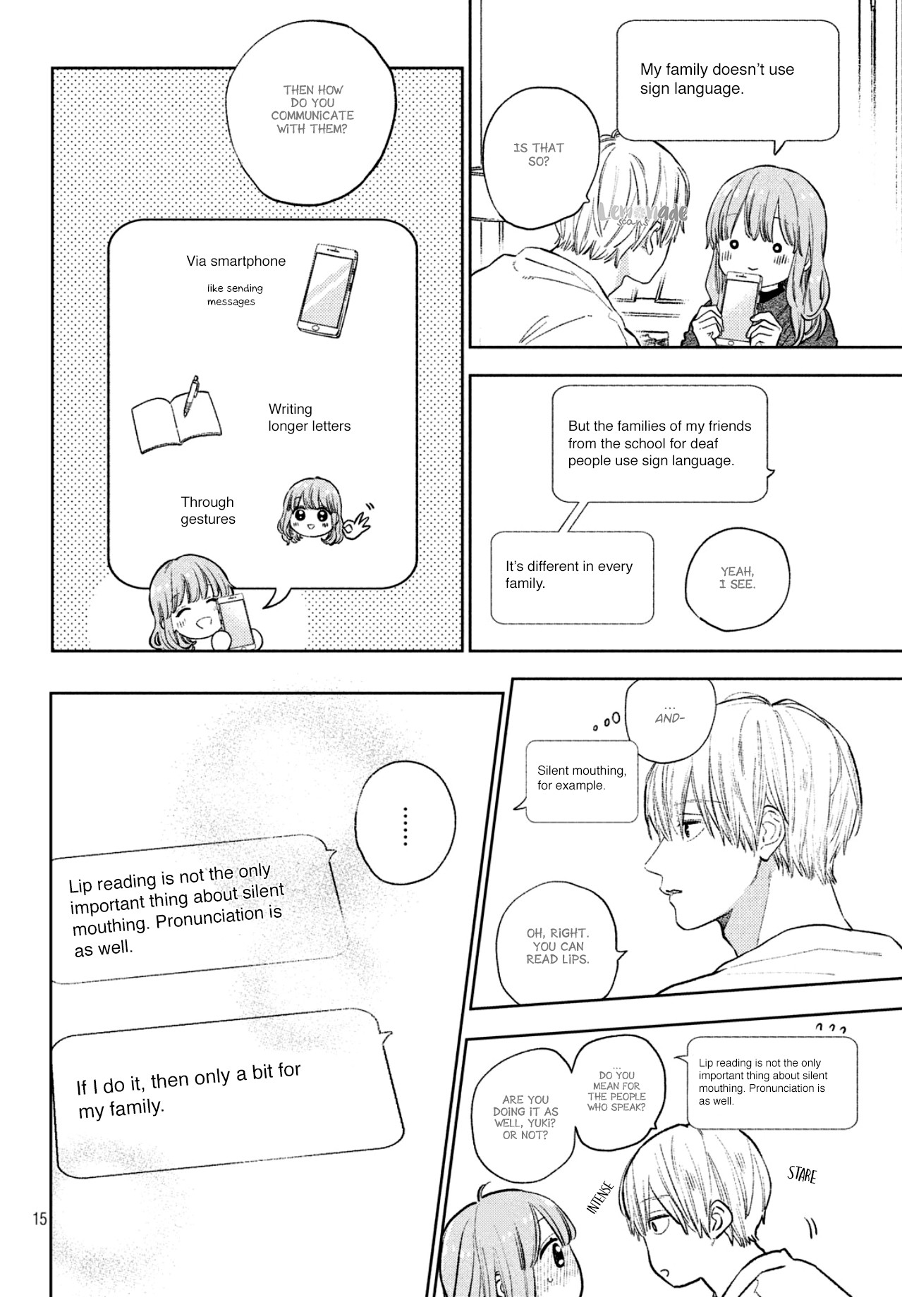 Yubisaki to Renren chapter 7 page 15