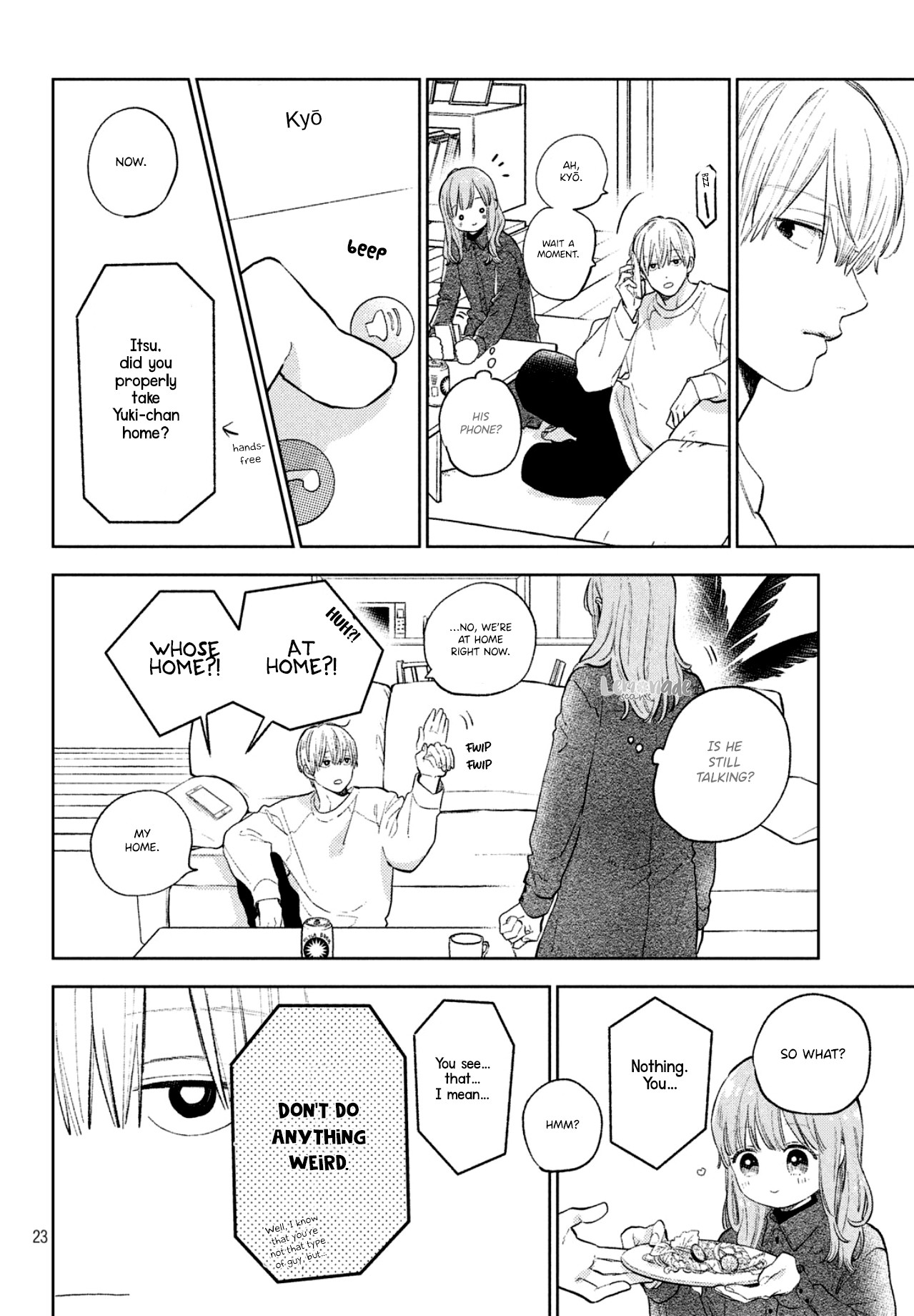 Yubisaki to Renren chapter 7 page 23