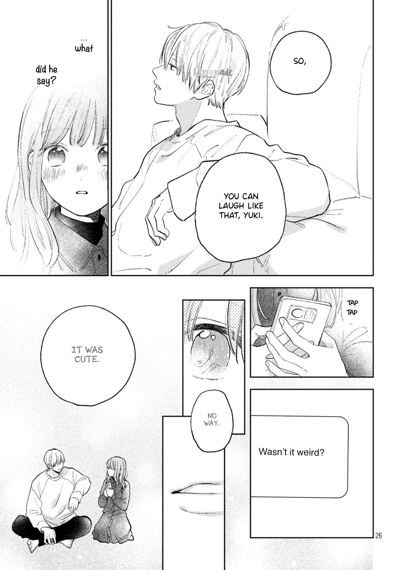 Yubisaki to Renren chapter 7 page 26
